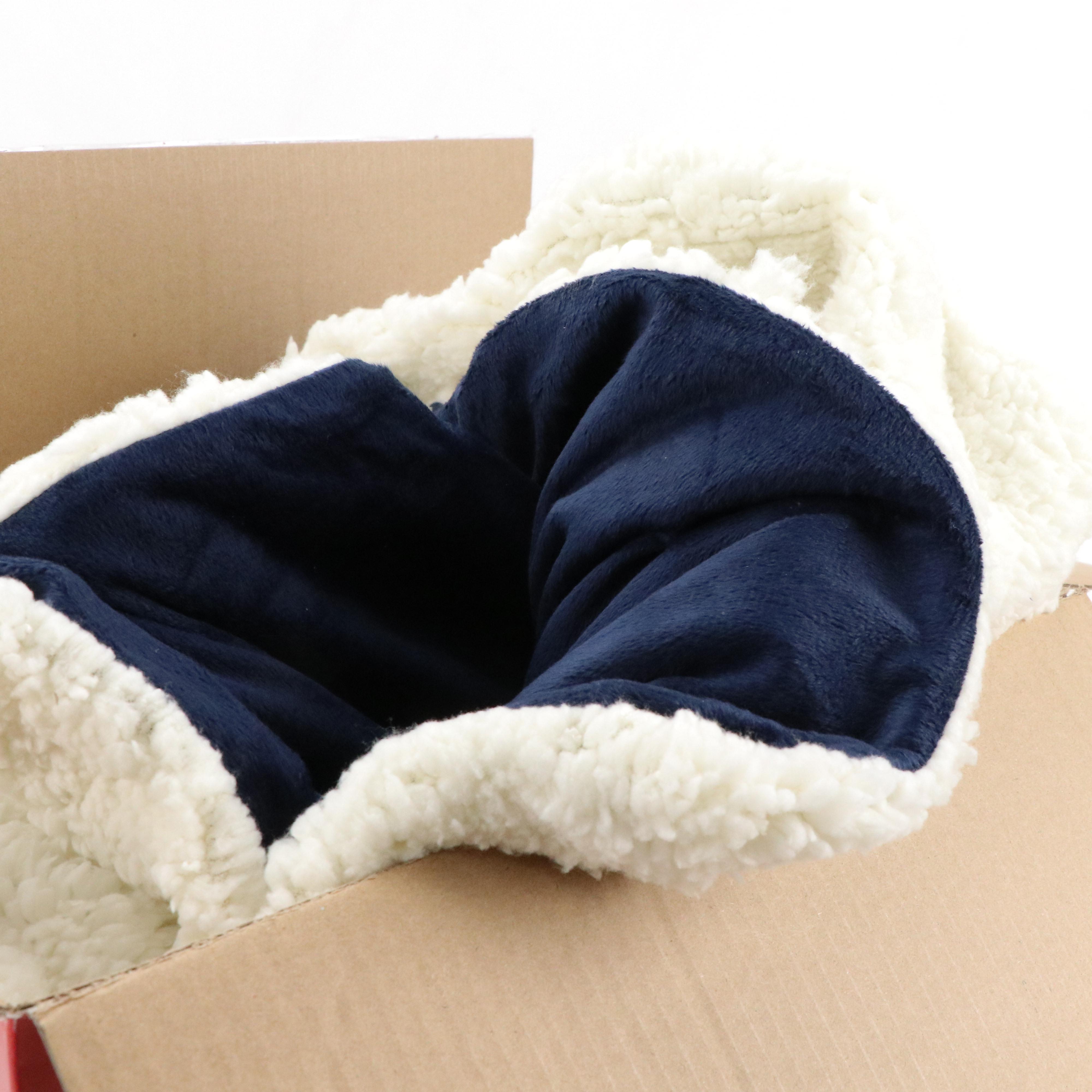 Twin Size Biddeford Micro Mink Sherpa Heated Blanket in Original Box