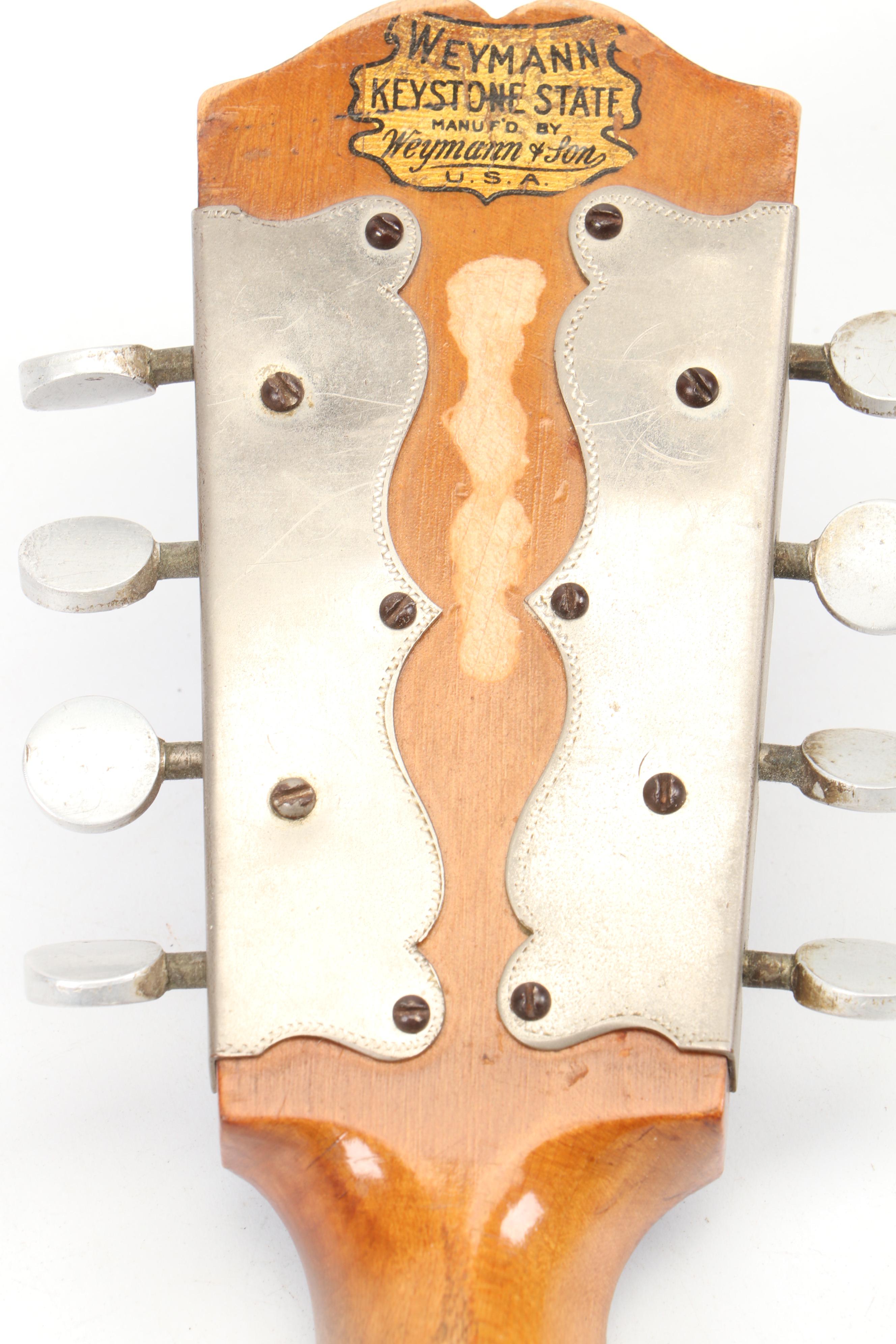 American Weymann & Son "Weymann Keystone State" Wooden Mandolin/Banjo