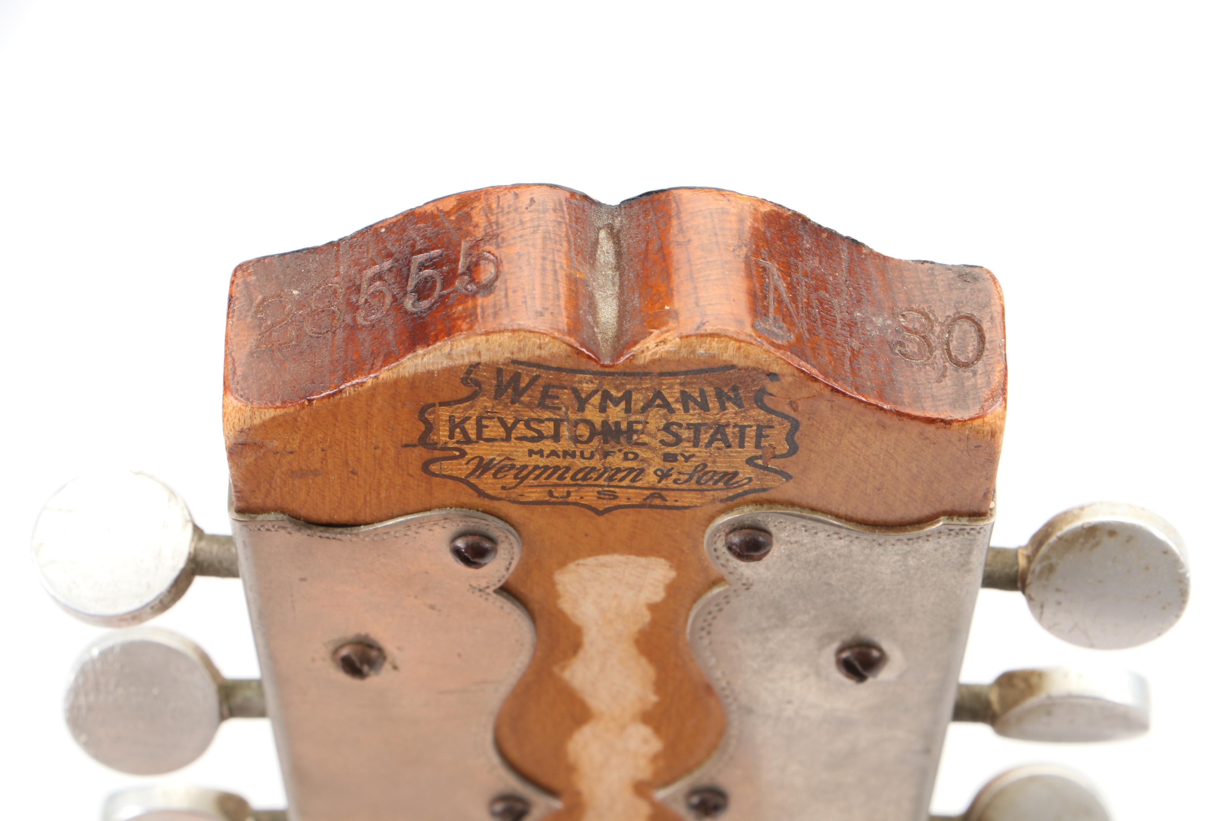 American Weymann & Son "Weymann Keystone State" Wooden Mandolin/Banjo