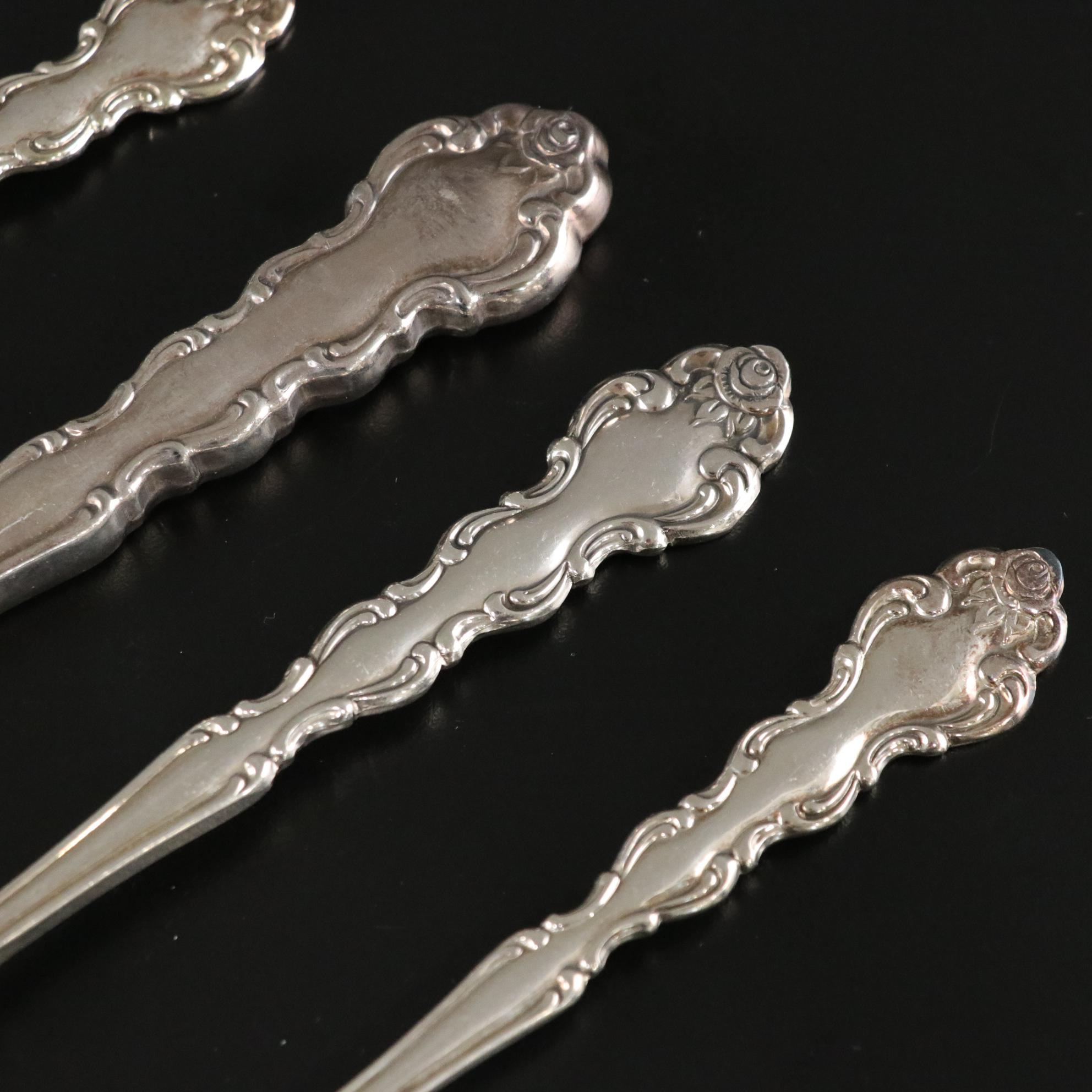 Oneida Community "Arbor Rose - True  Rose" Stainless  Steel Flatware Service
