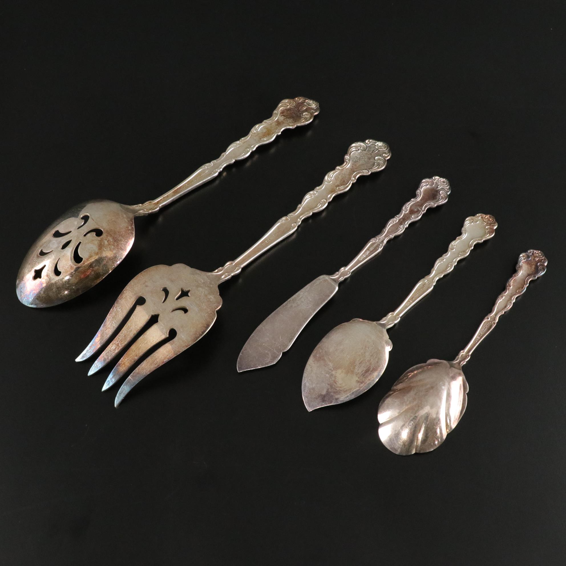 Oneida Community "Arbor Rose - True  Rose" Stainless  Steel Flatware Service