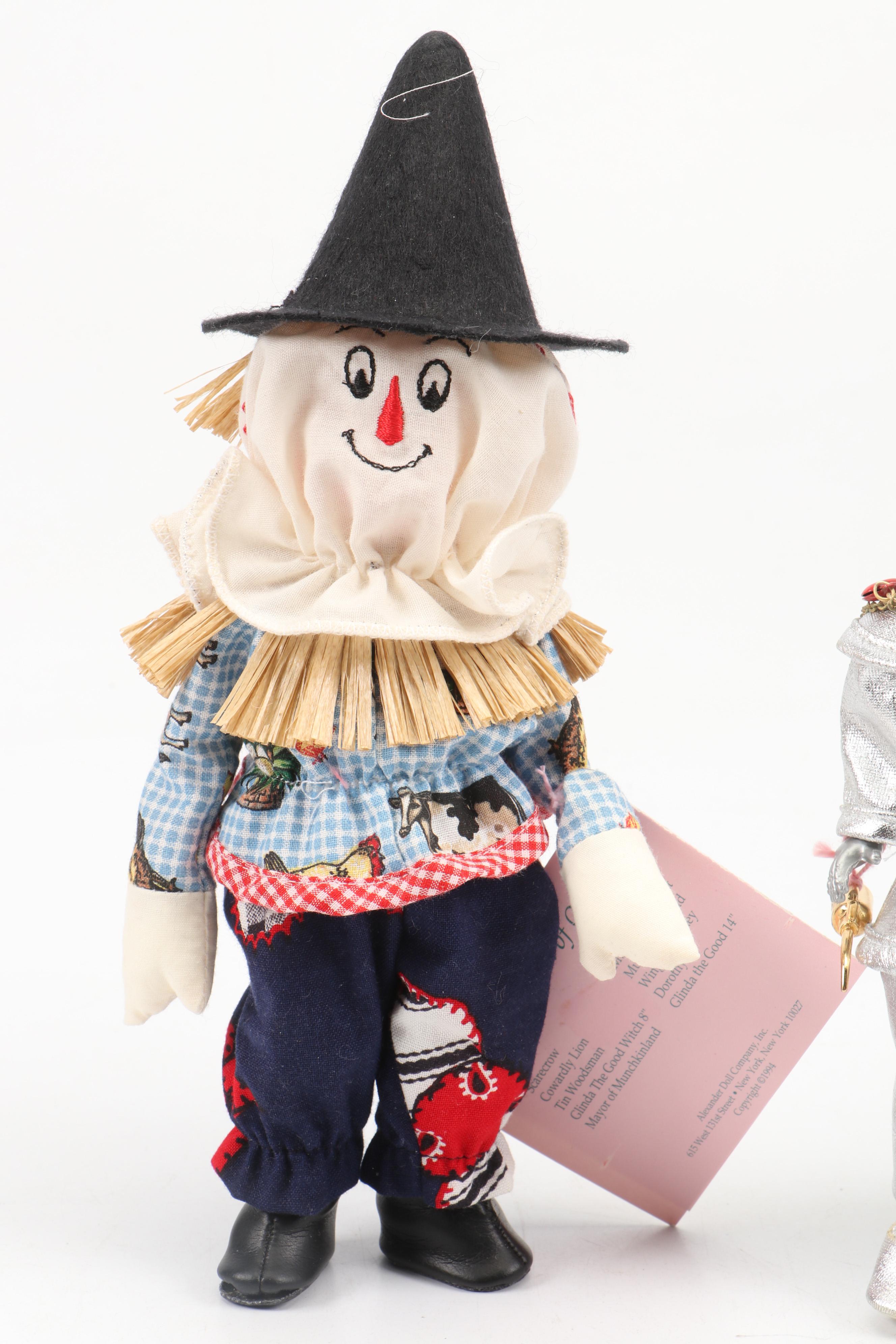 Madame Alexander "Dorothy & Toto" Plastic Doll with Other Wizard of Oz Dolls