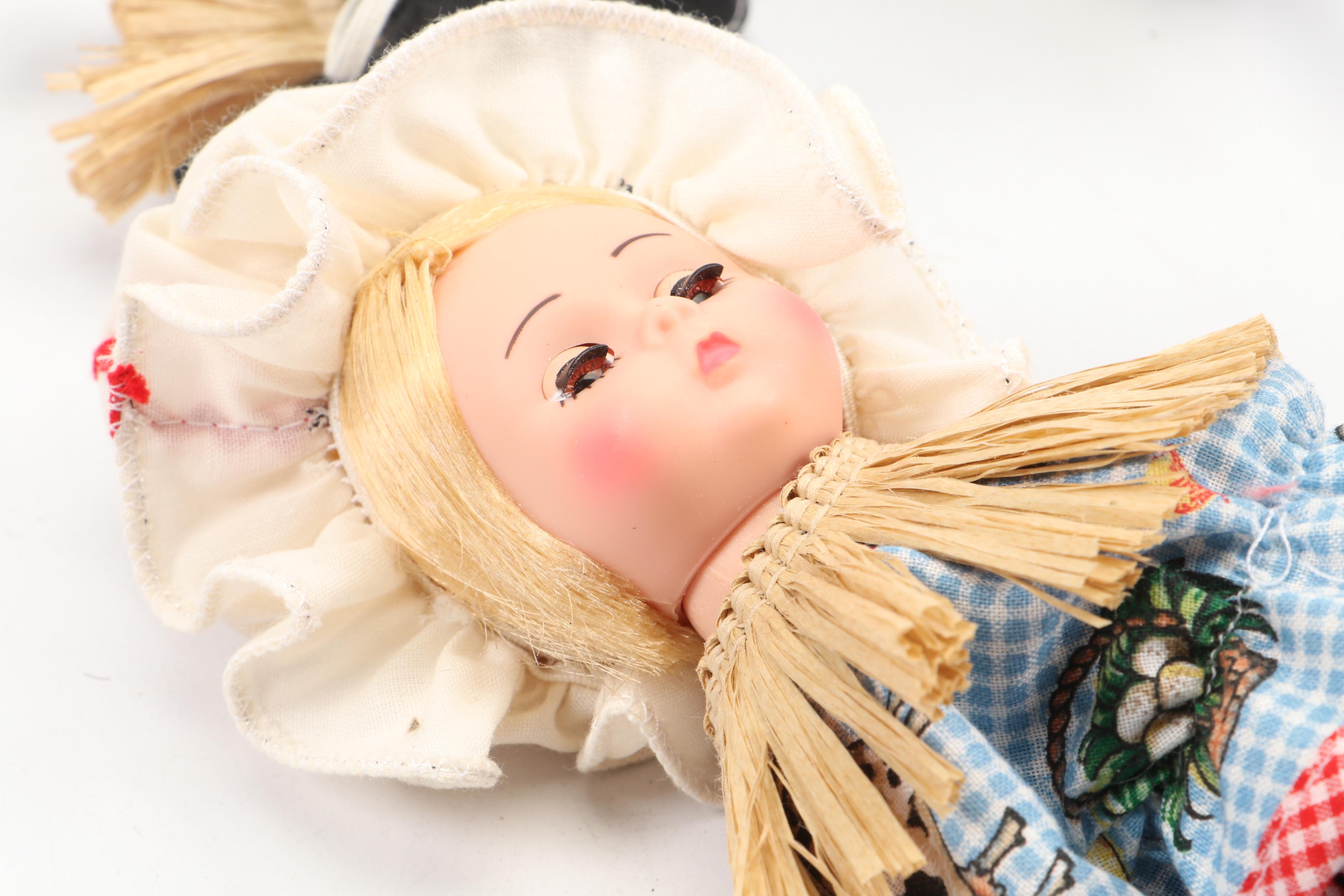 Madame Alexander "Dorothy & Toto" Plastic Doll with Other Wizard of Oz Dolls