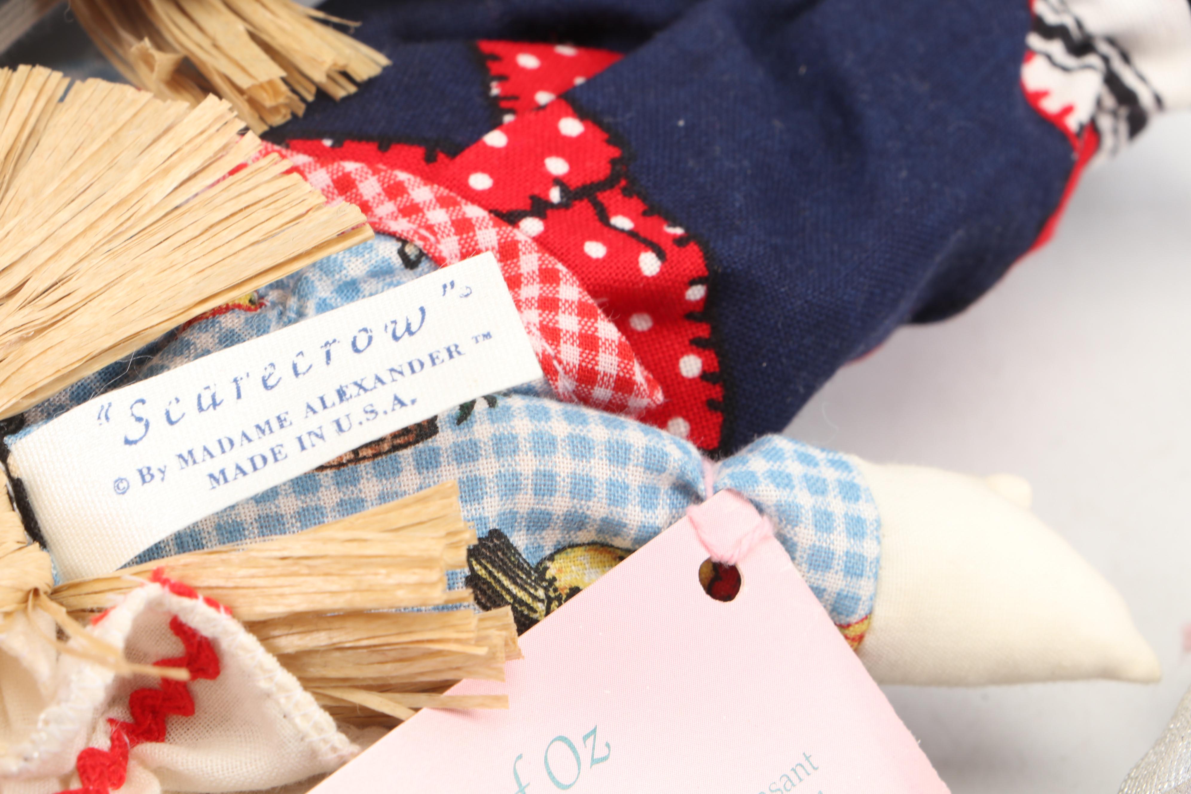 Madame Alexander "Dorothy & Toto" Plastic Doll with Other Wizard of Oz Dolls