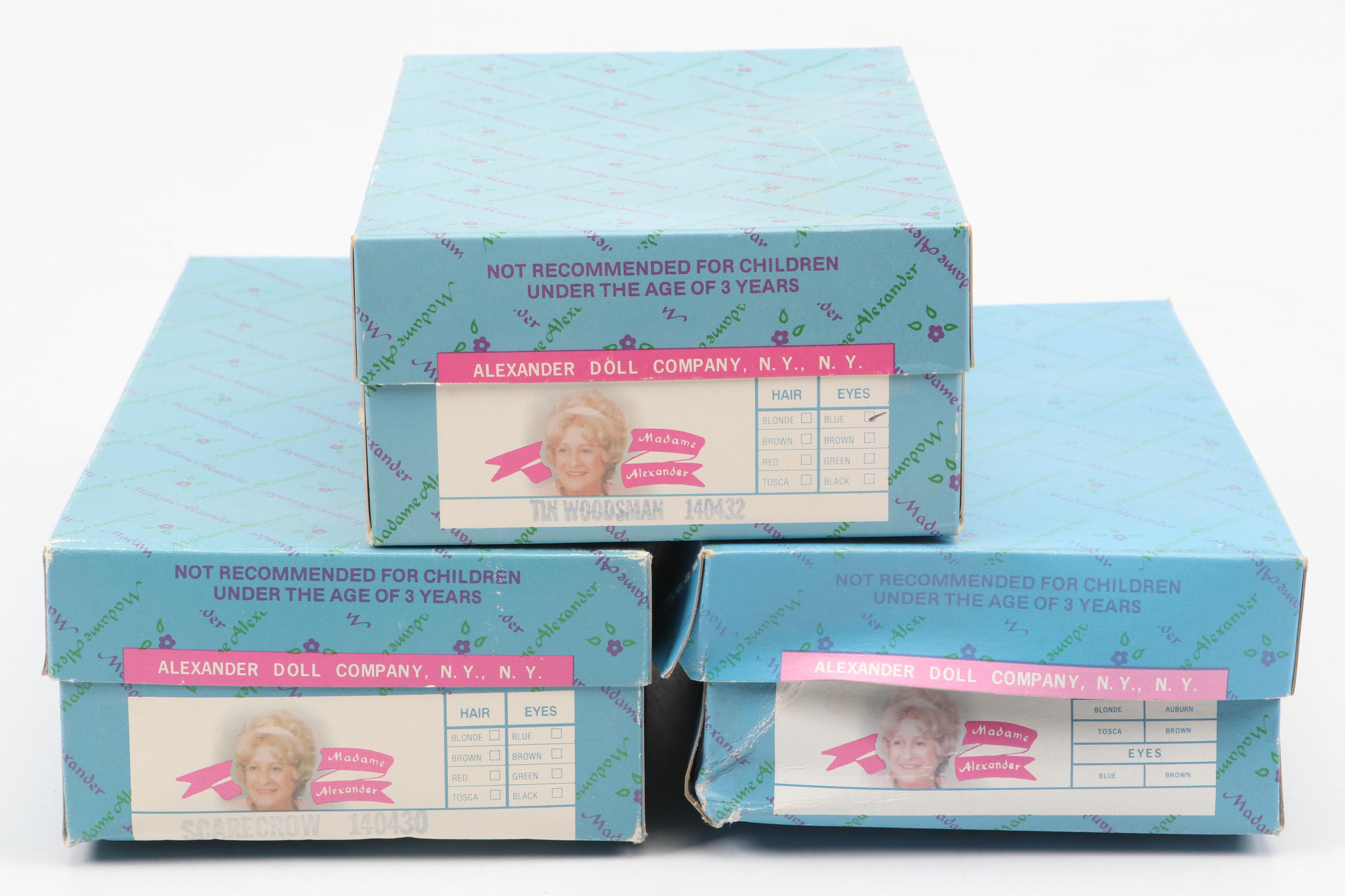 Madame Alexander "Dorothy & Toto" Plastic Doll with Other Wizard of Oz Dolls