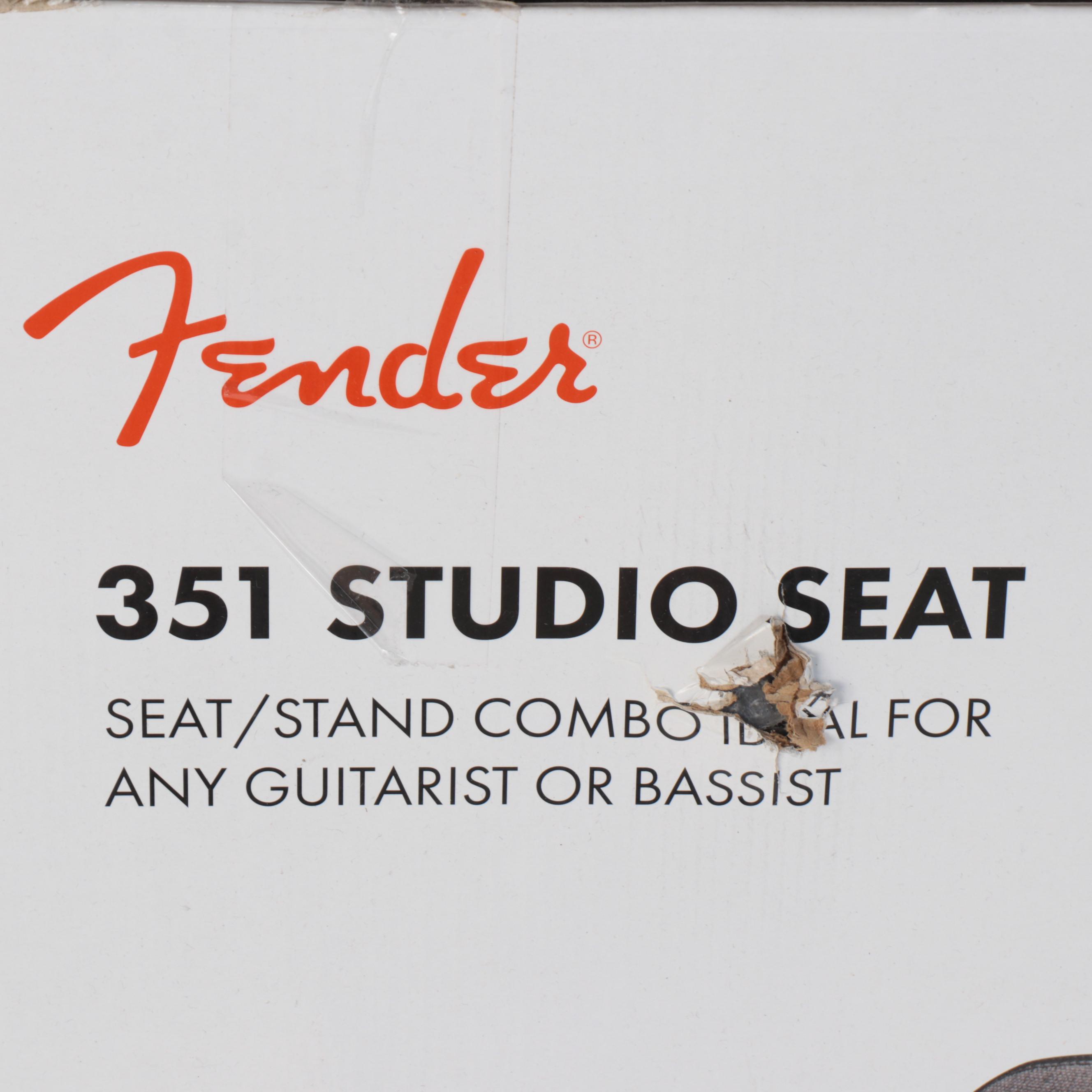 Fender 351 Studio Seat Stand Combo with Other Collapsible Instrument Stand