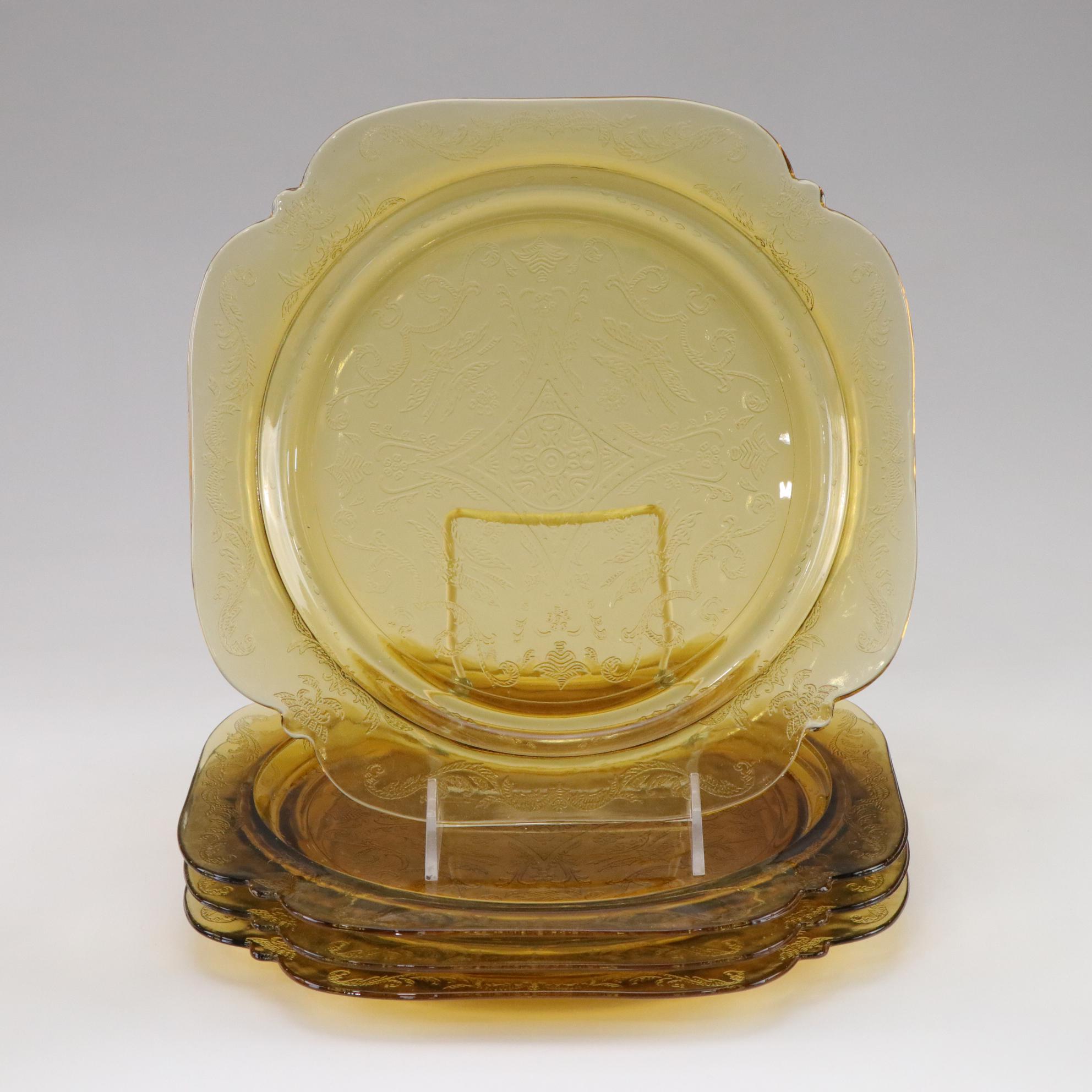 Federal Glass "Madrid Amber" Depression Glass Dinnerware