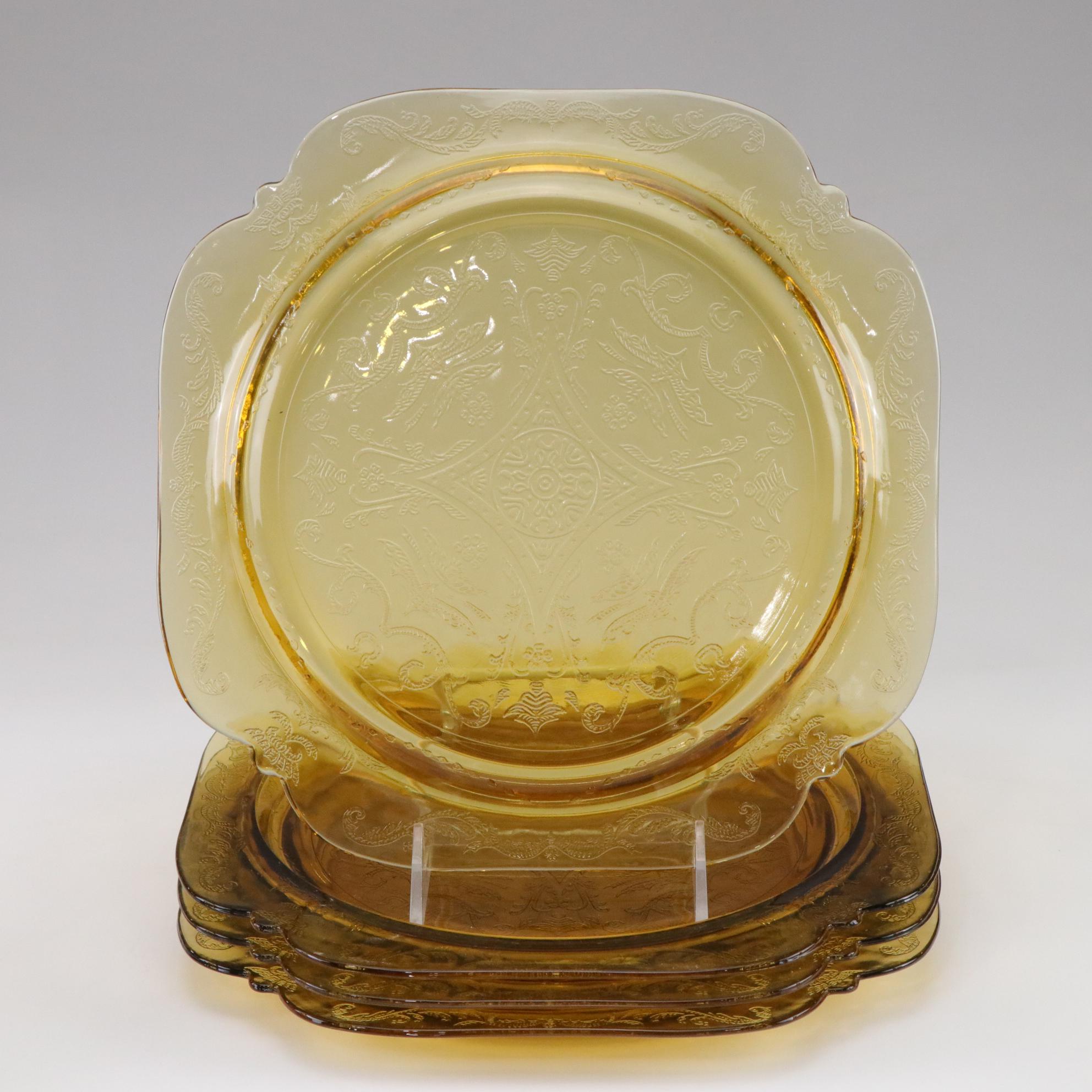 Federal Glass "Madrid Amber" Depression Glass Dinnerware