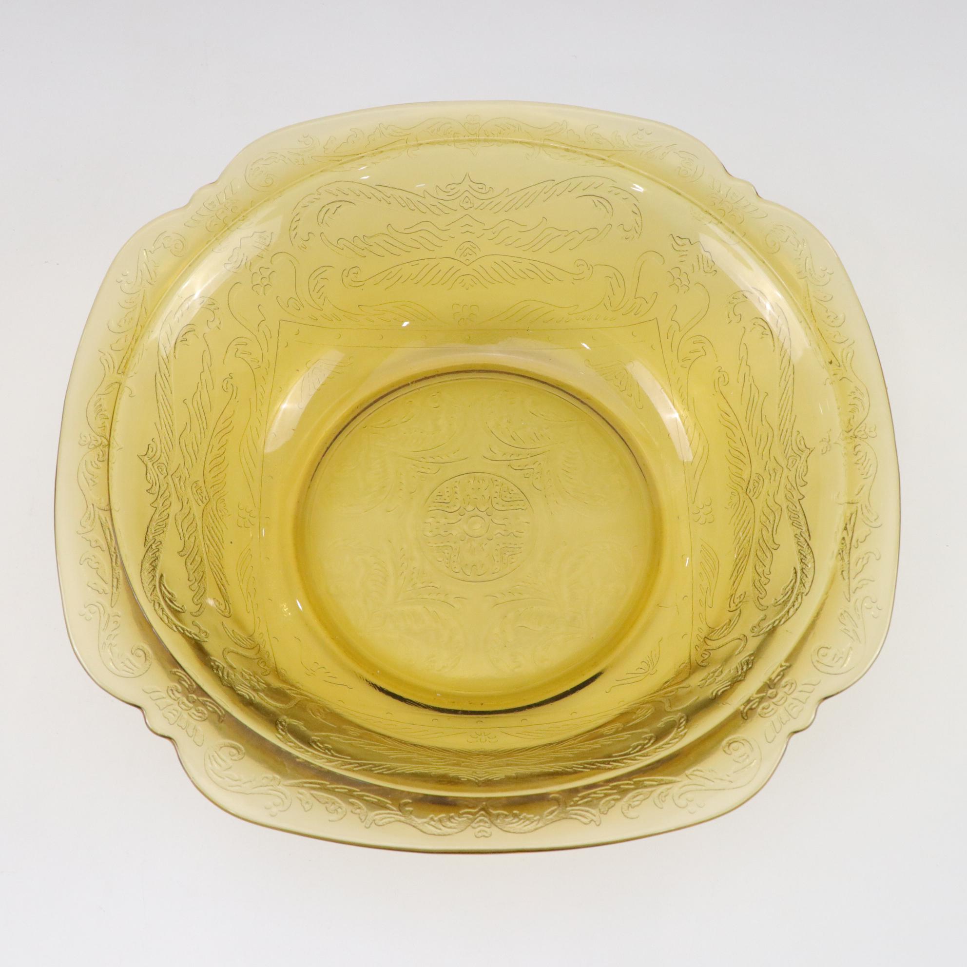 Federal Glass "Madrid Amber" Depression Glass Dinnerware