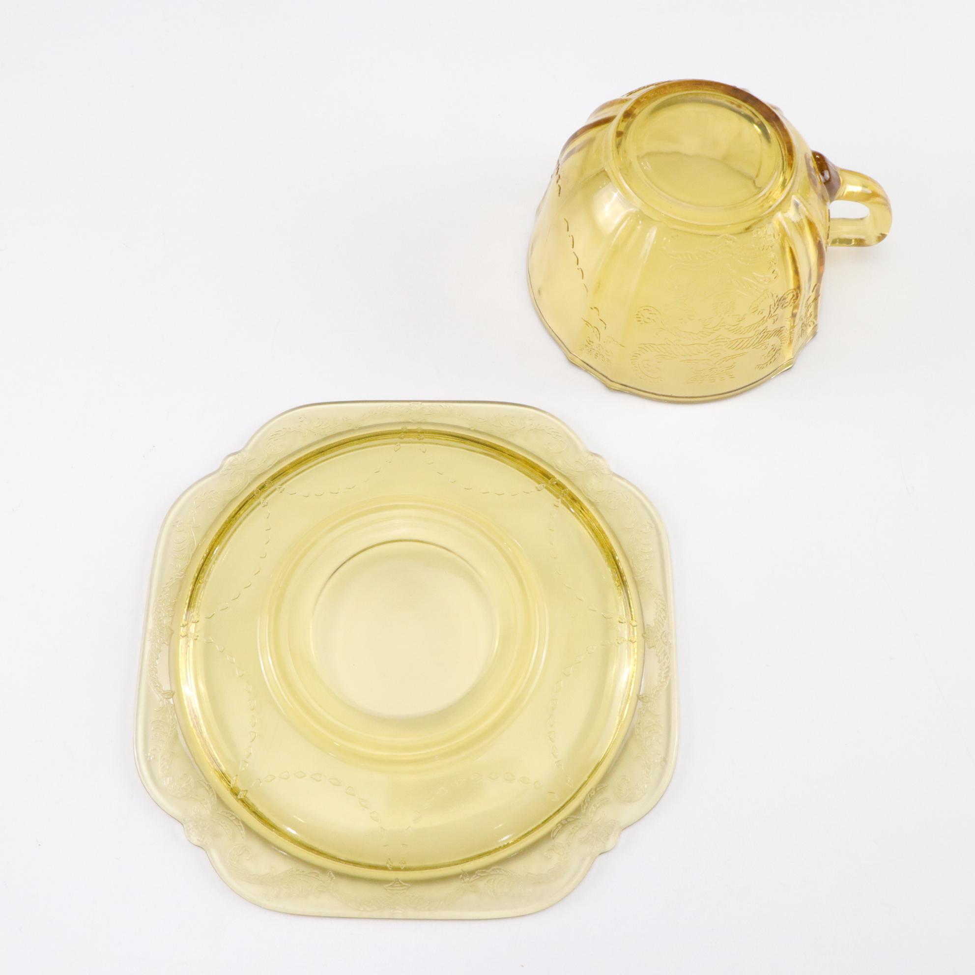 Federal Glass "Madrid Amber" Depression Glass Dinnerware