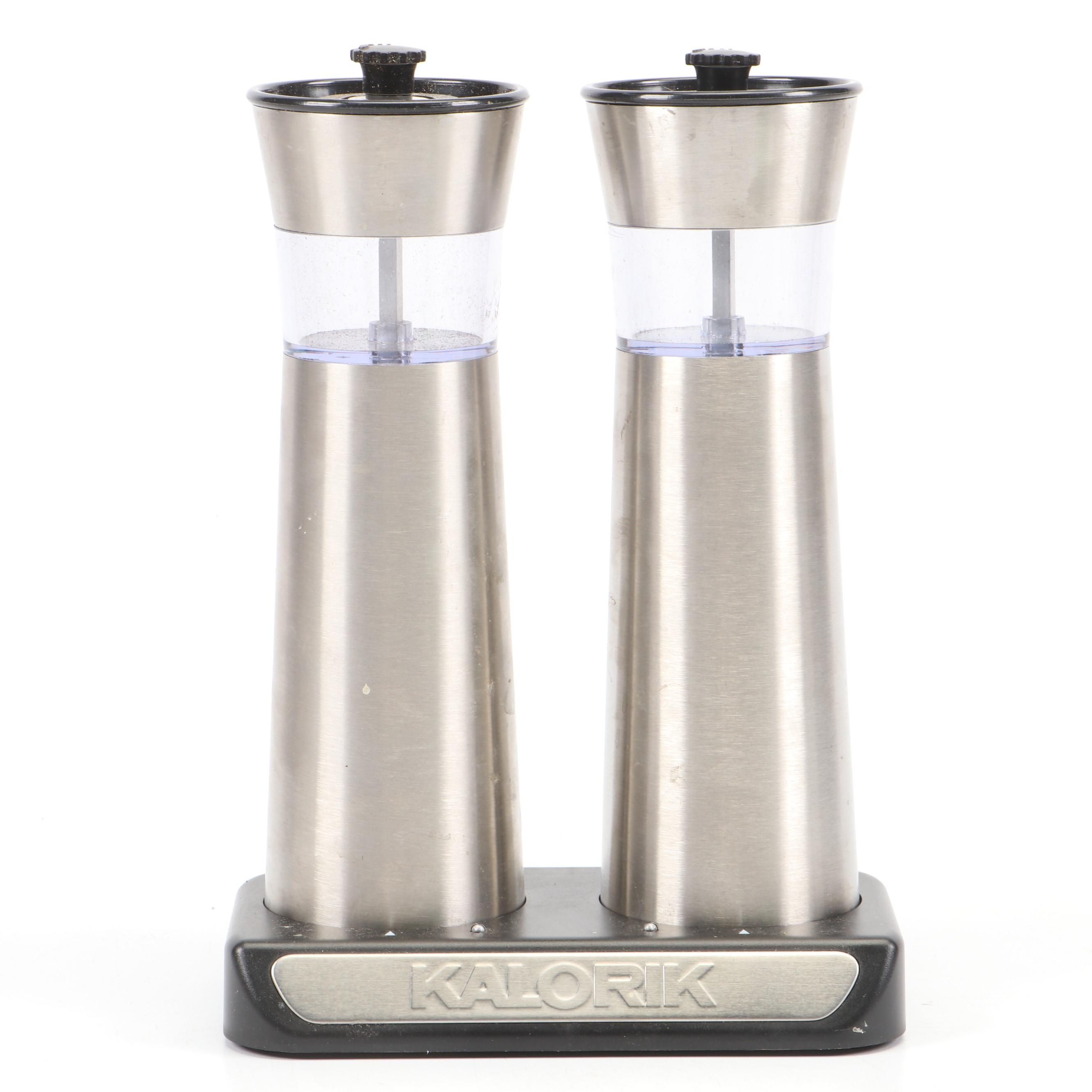 Kalorik Rechargeable Automatic Salt and Pepper Mills