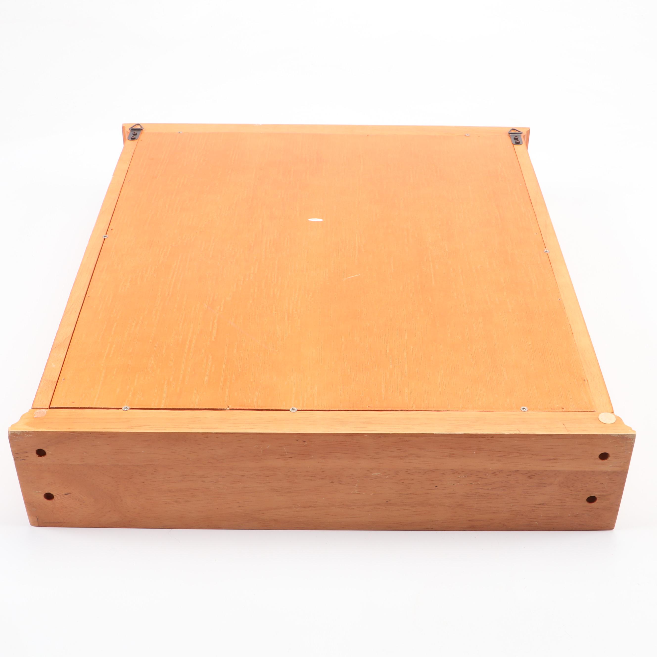 "Wizard of Oz" Figurines and Display Cabinet including "Tin Man" and "Auntie Em"