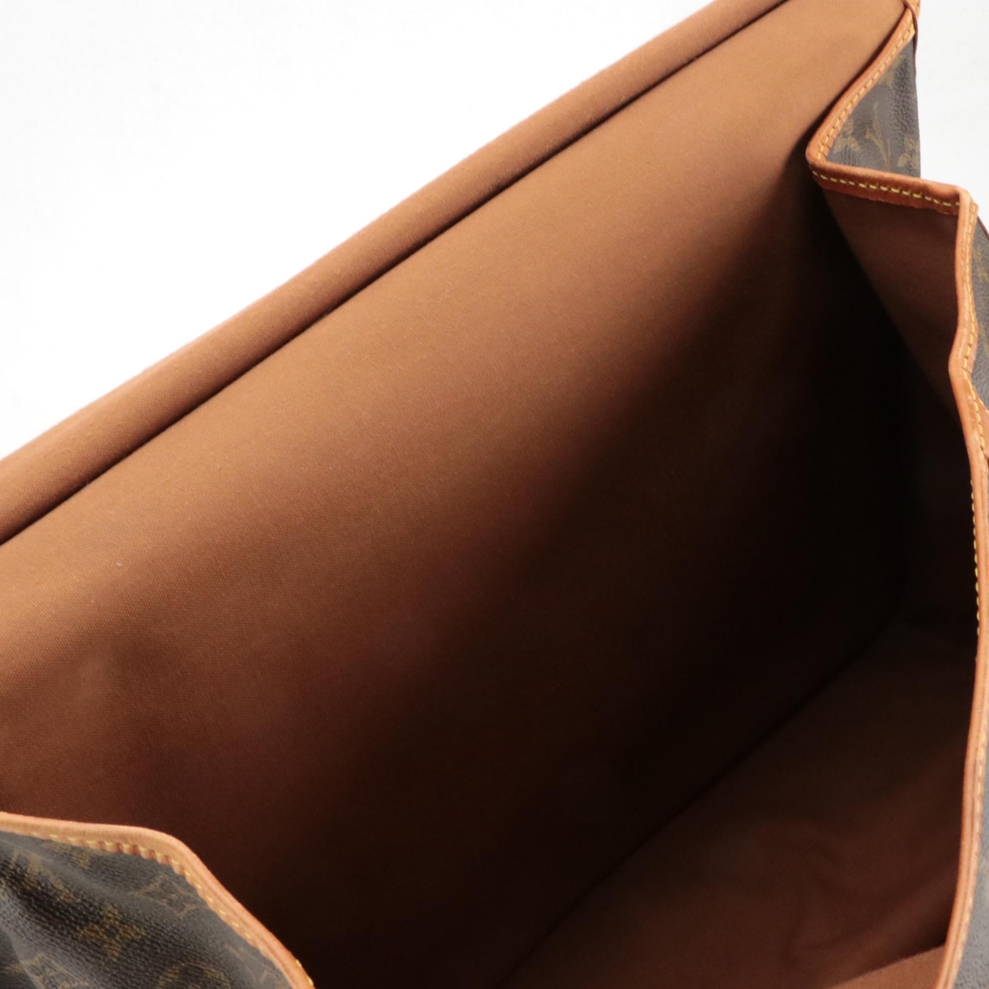 Louis Vuitton Sac Kleber Travel Bag in Monogram Canvas and Vachetta Leather