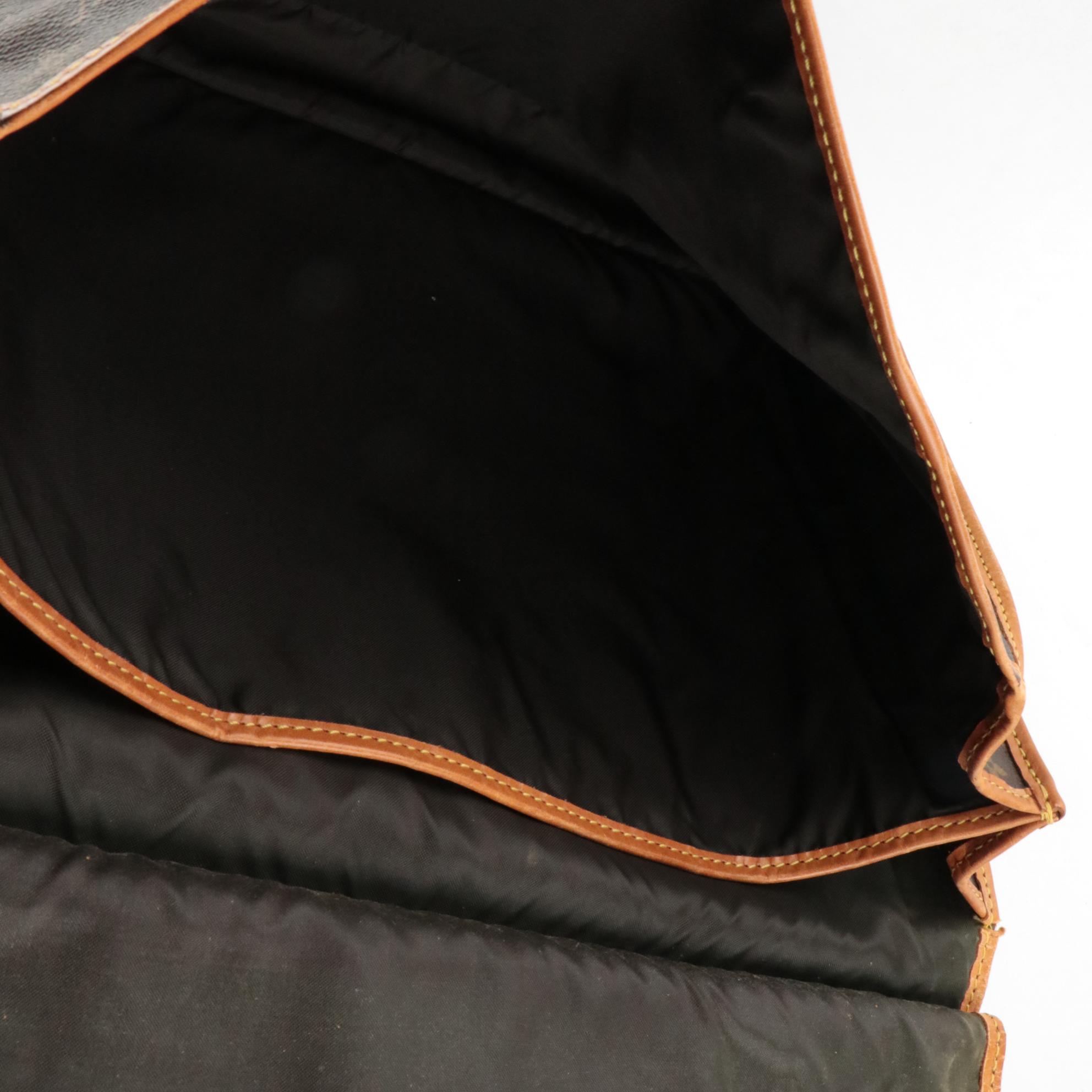 Louis Vuitton Sac Kleber Travel Bag in Monogram Canvas and Vachetta Leather