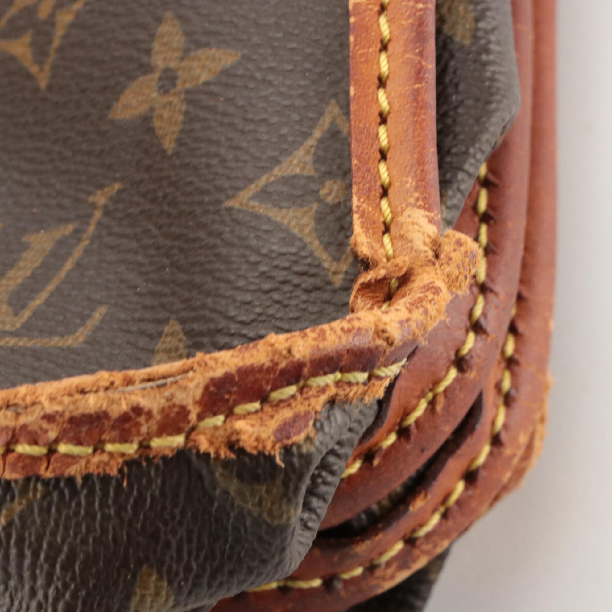 Louis Vuitton Sac Kleber Travel Bag in Monogram Canvas and Vachetta Leather