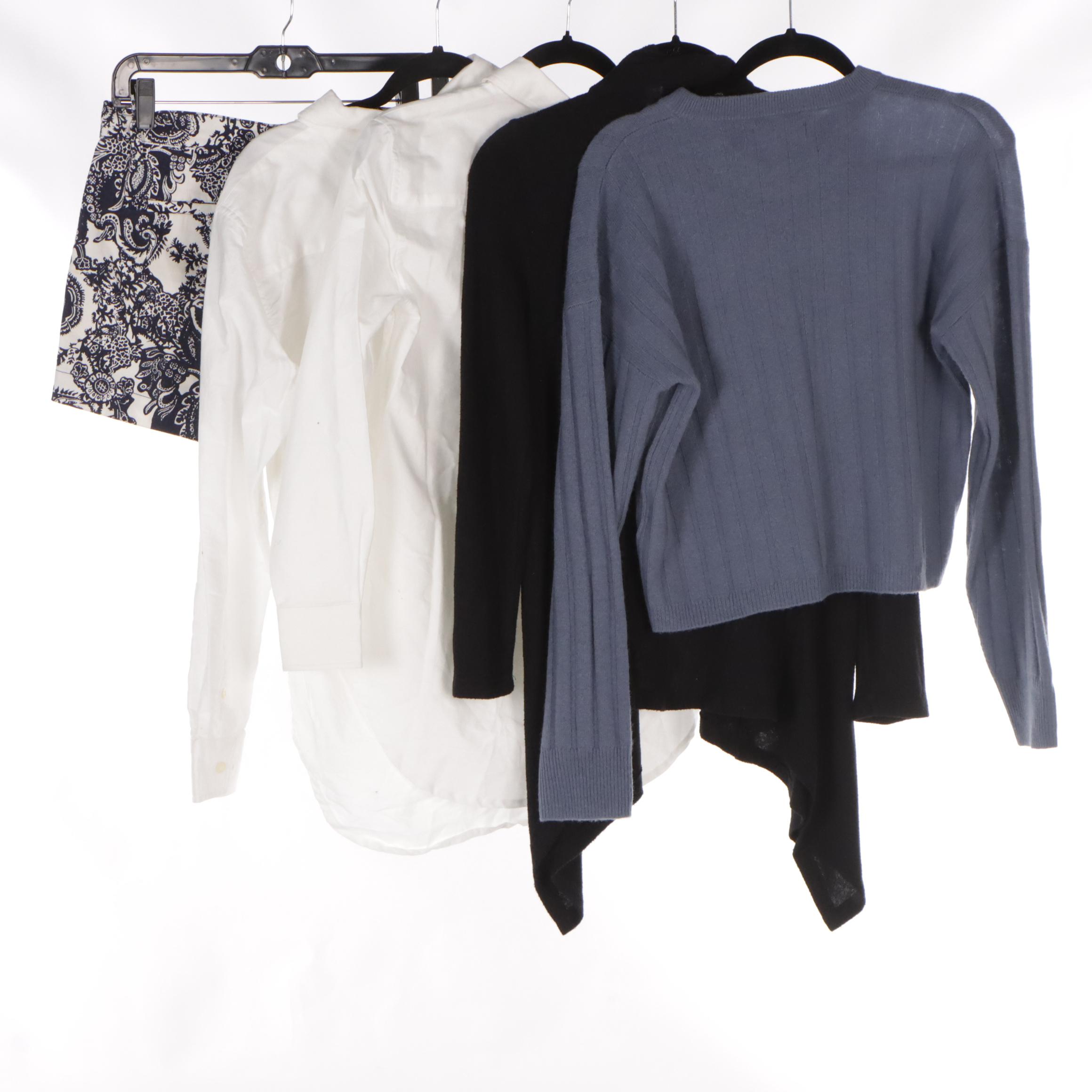Naadam Cashmere Sweater, Thakoon Classic Oxford Shirts, Joe Shorts & More