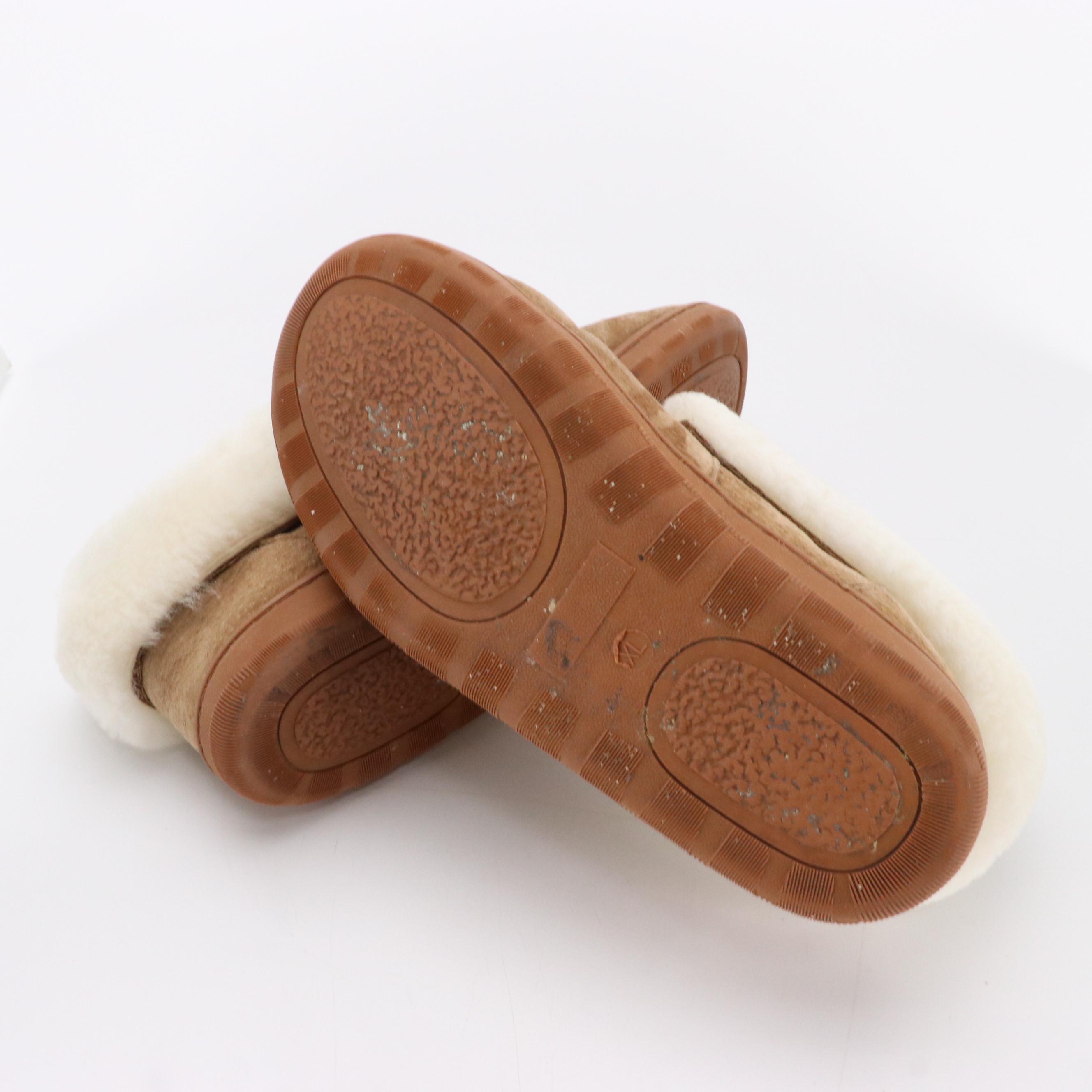 Hammacher Schlemmer Australian Sheepskin Indoor/Outdoor Booties