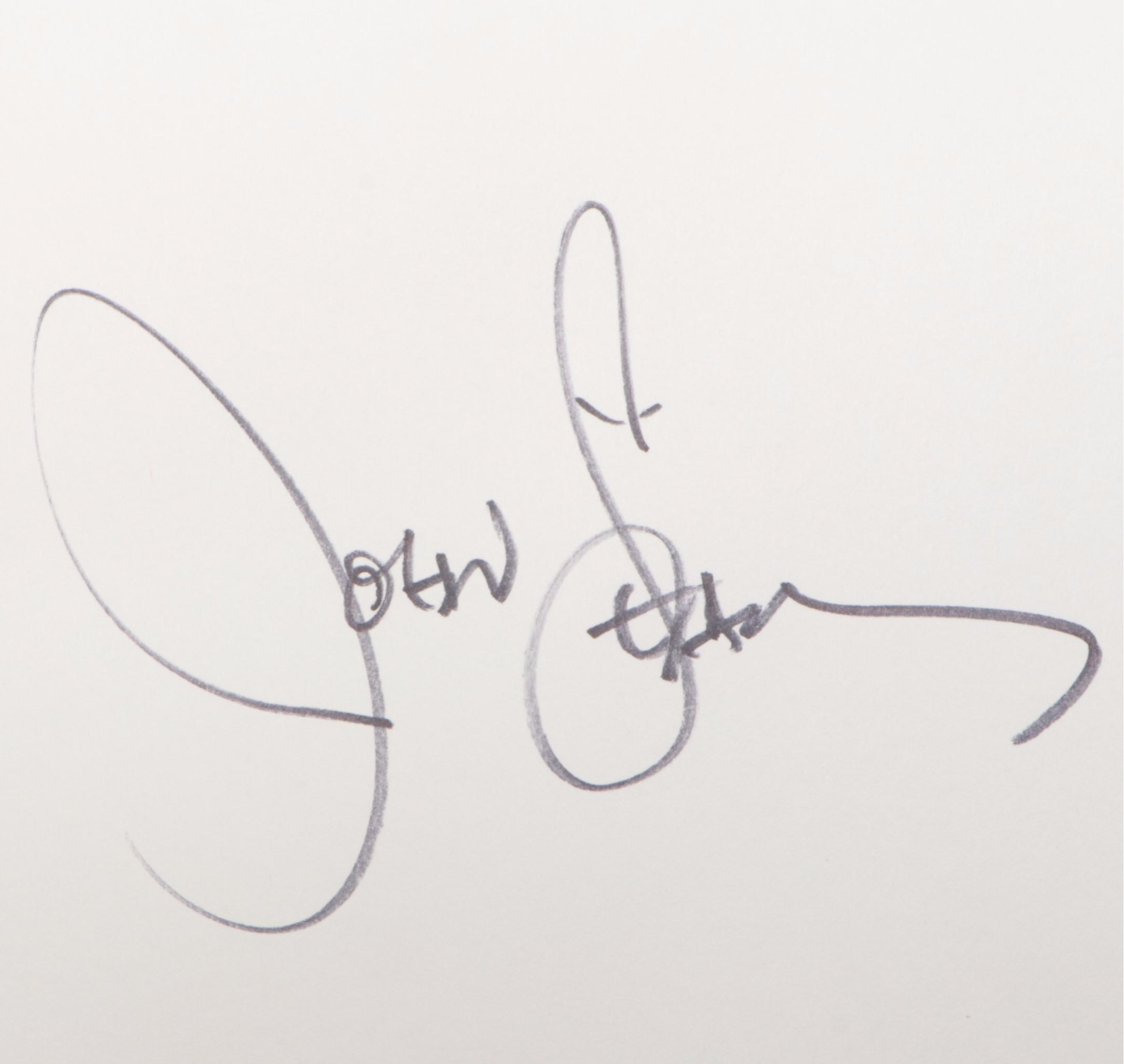 John Stamos, Tom Hanks, and Patrick Stewart Signed Books