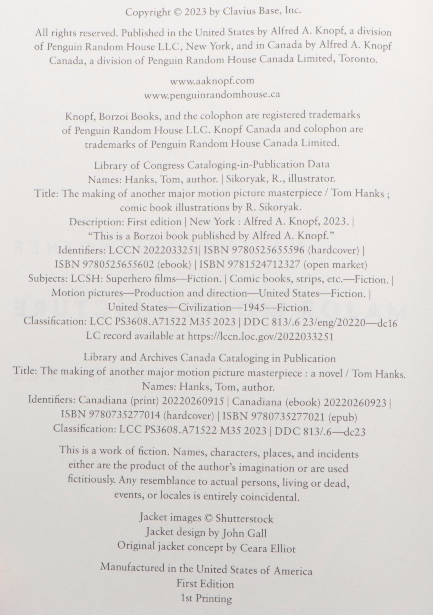 John Stamos, Tom Hanks, and Patrick Stewart Signed Books