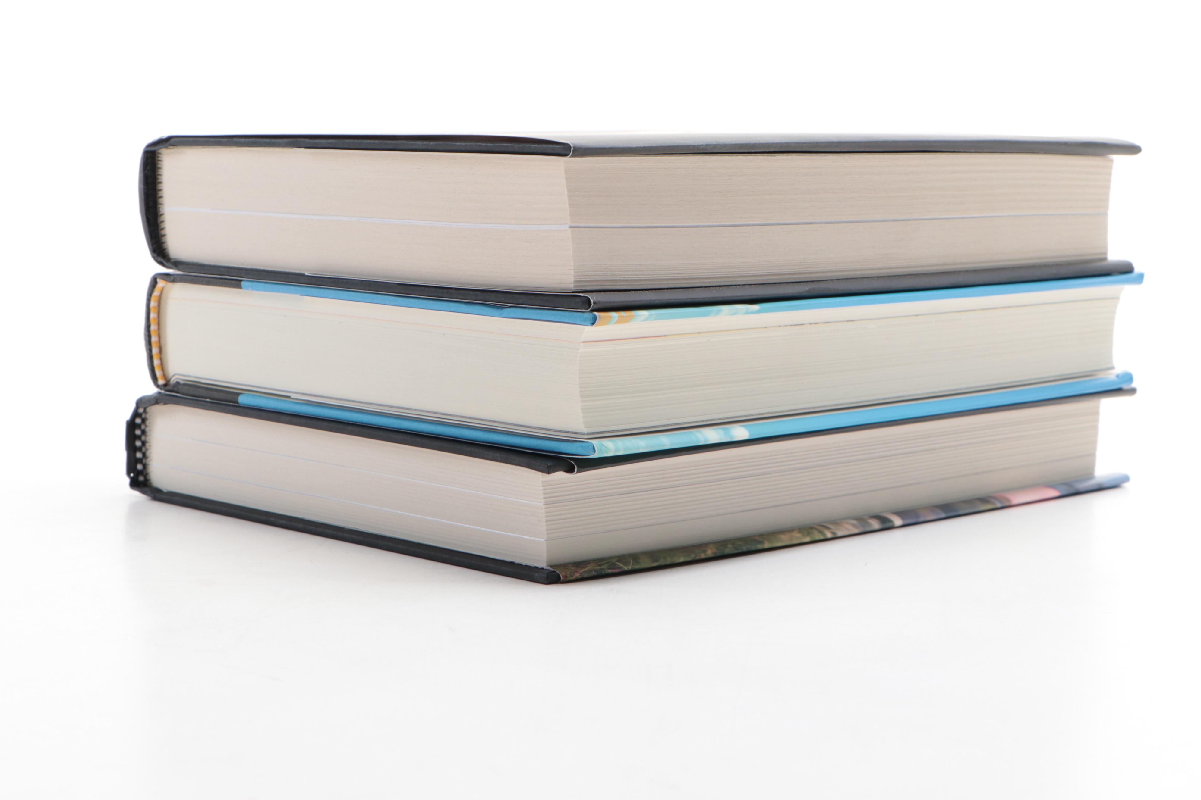 John Stamos, Tom Hanks, and Patrick Stewart Signed Books