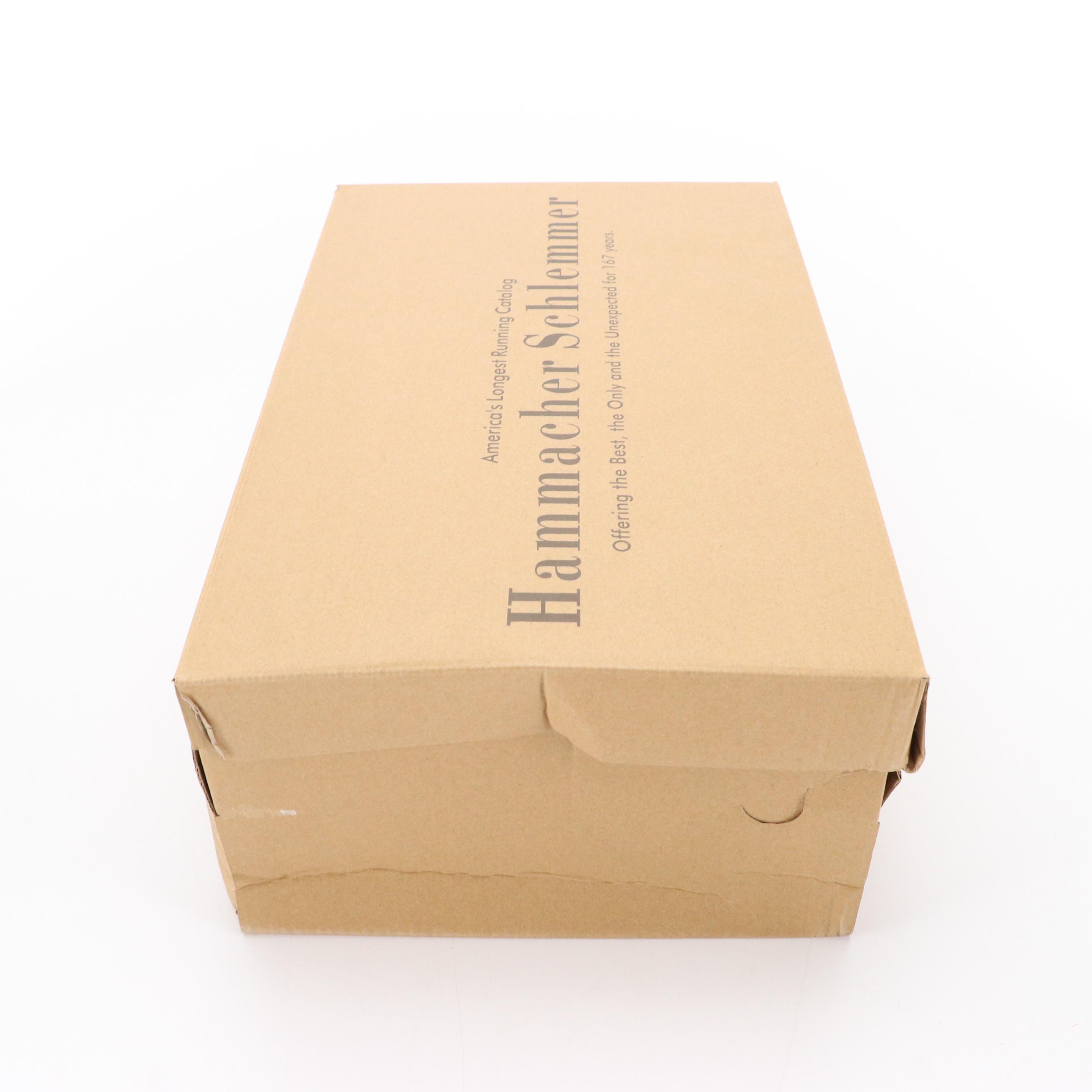 Men's Open-Toe Adjustable Slippers in Chestnut Suede and Sheepskin with Box