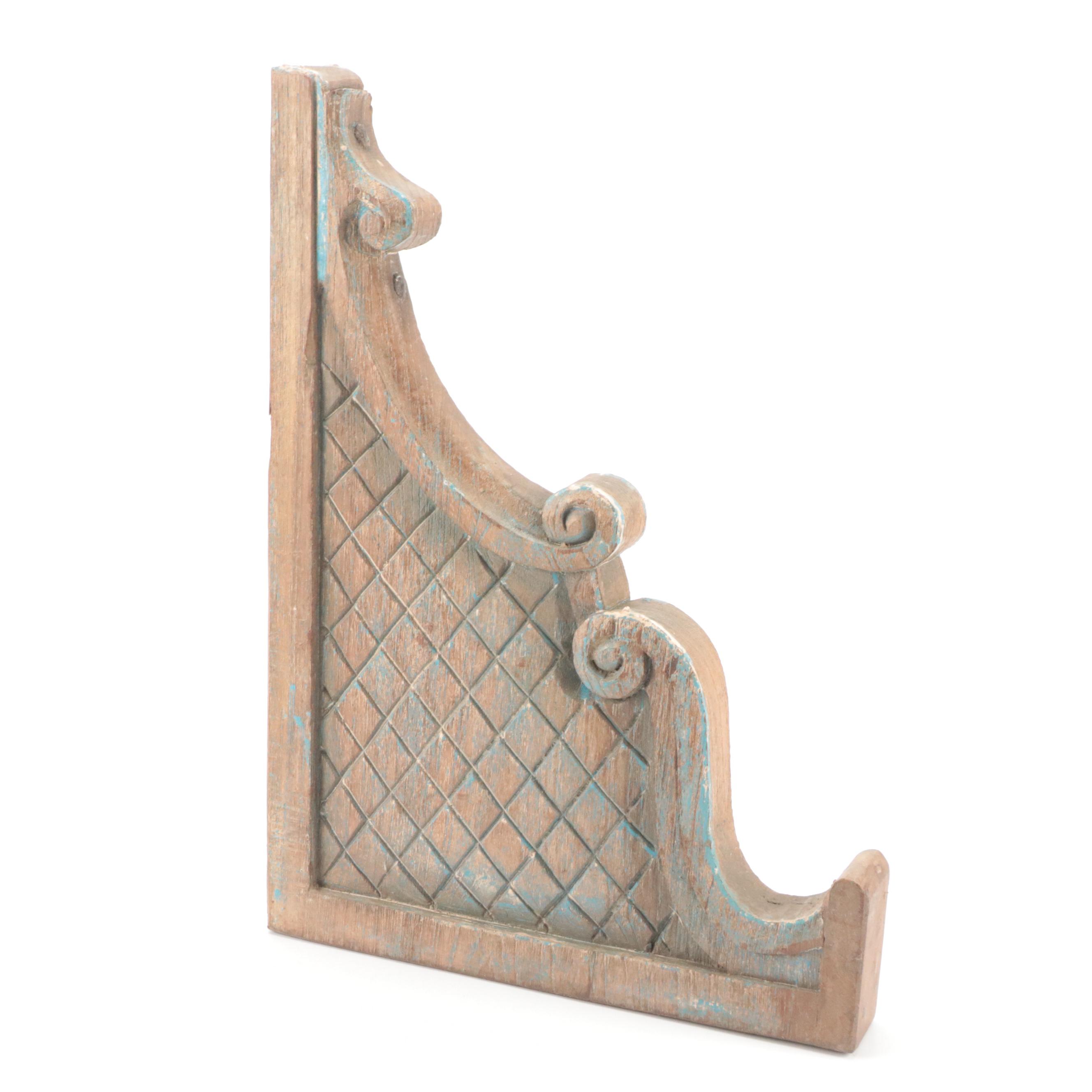 Salvaged Architectural Carved Wood Corbels