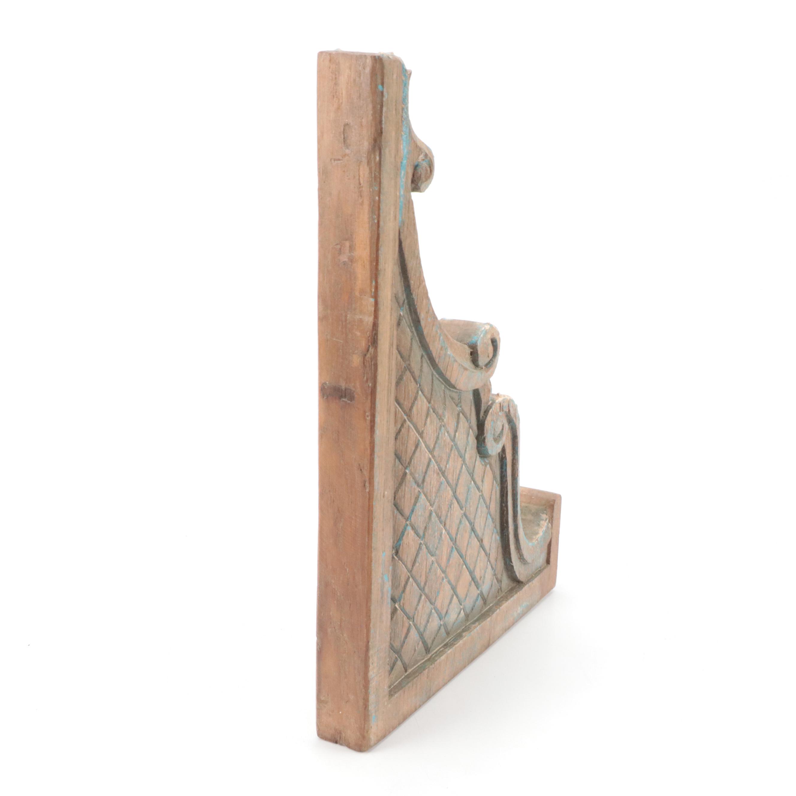 Salvaged Architectural Carved Wood Corbels
