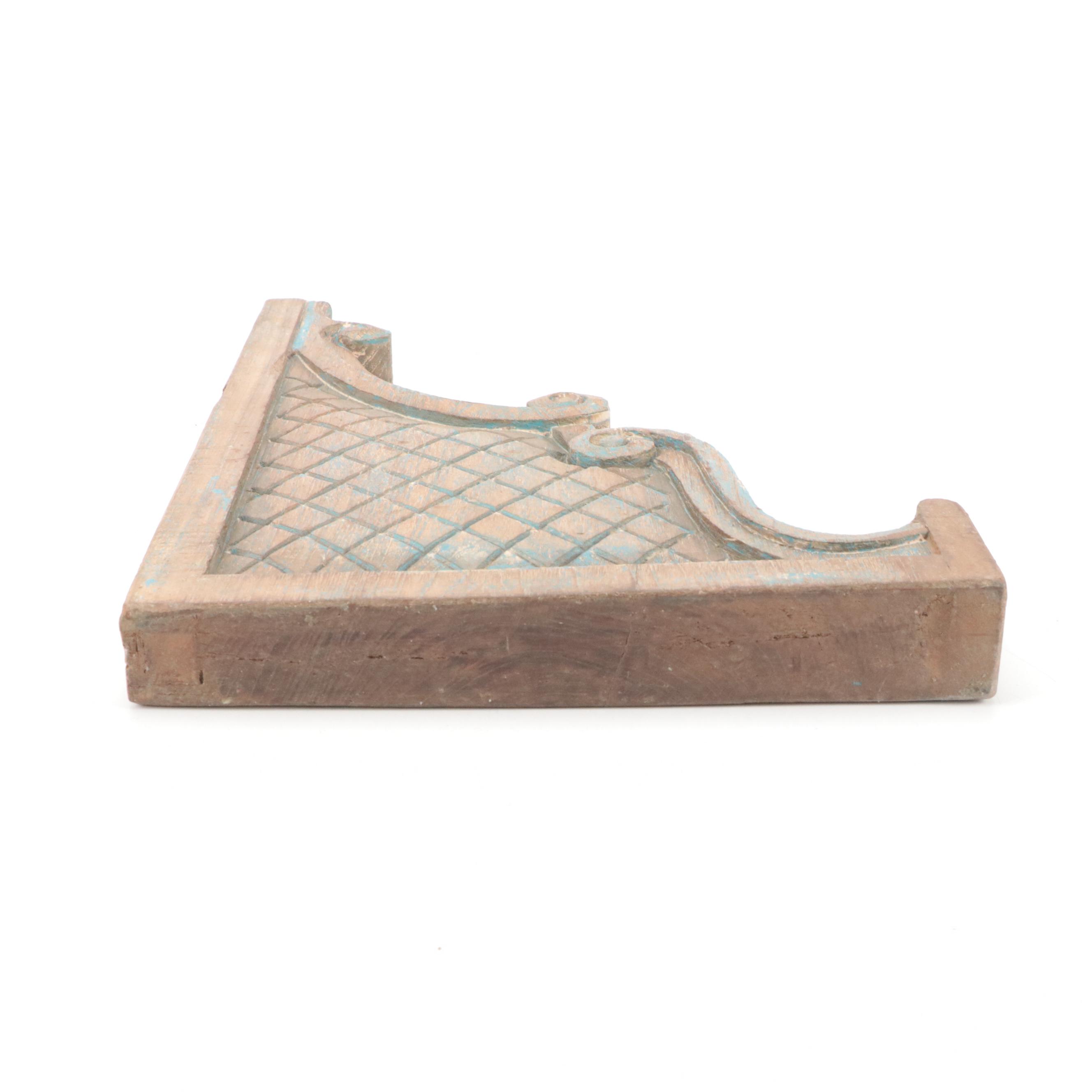 Salvaged Architectural Carved Wood Corbels