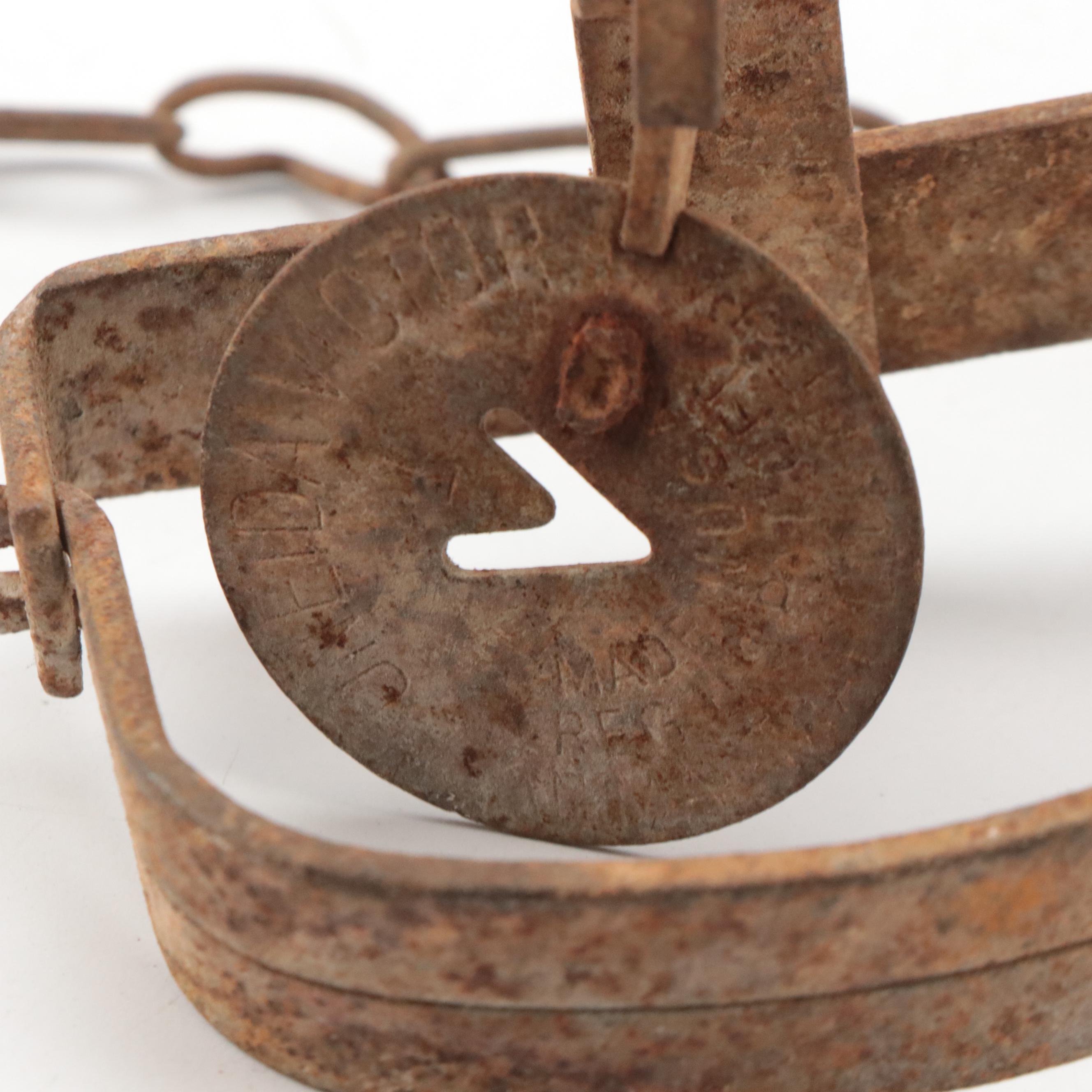 Oneida Victor No. 1 and Other Metal Traps, Early 20th Century