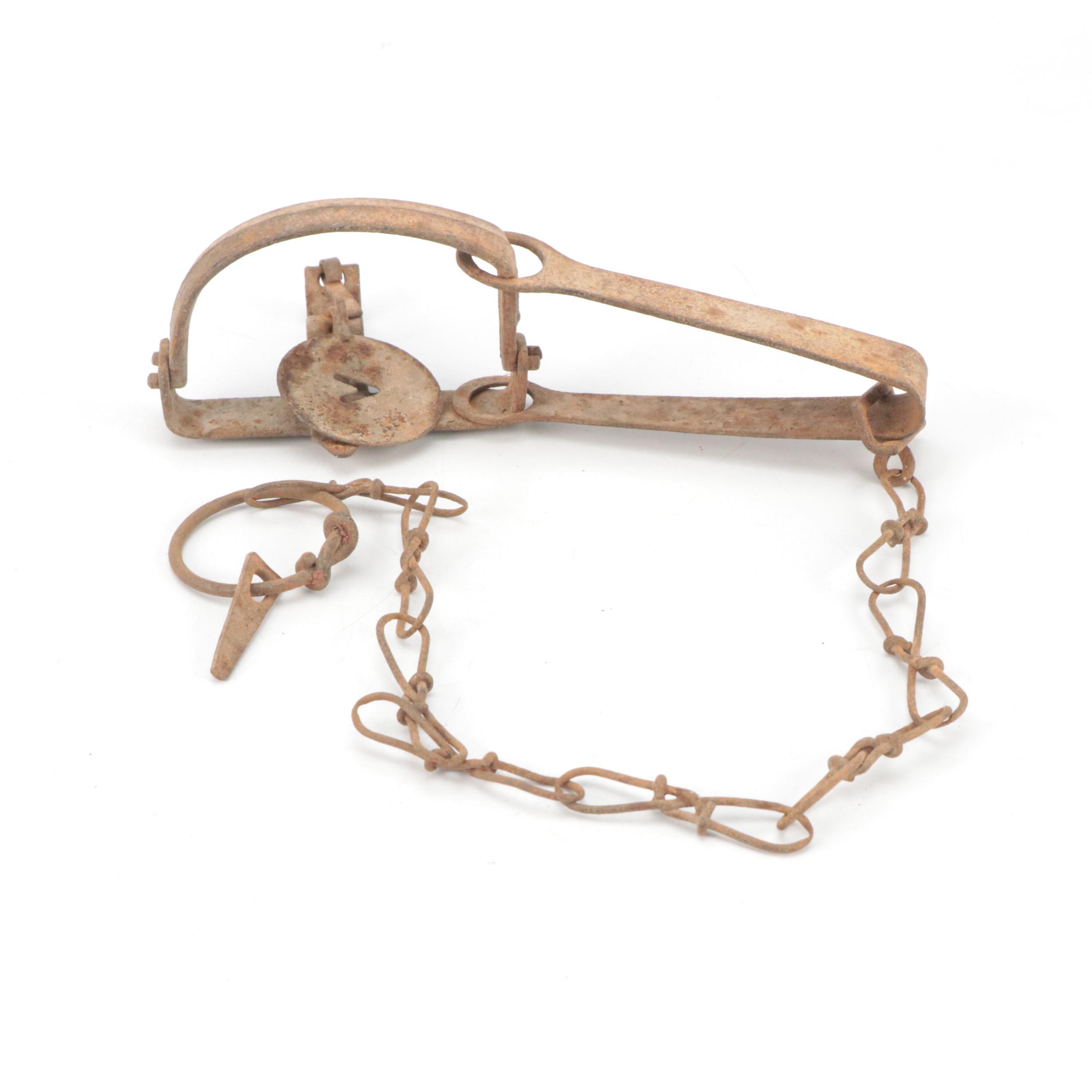 Oneida Victor No. 1 and Other Metal Traps, Early 20th Century