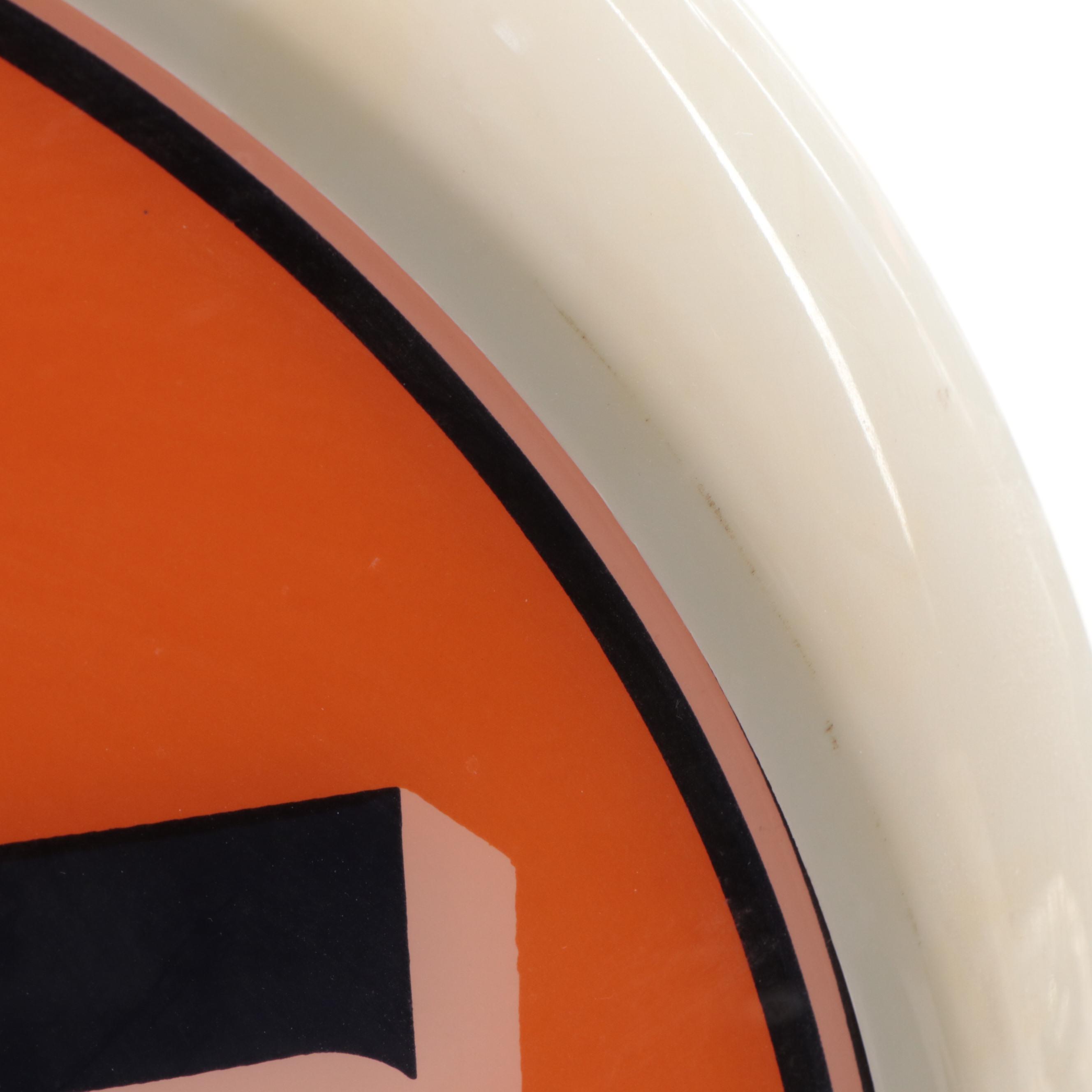 Gulf Advertising Gas Pump Globe, 1985