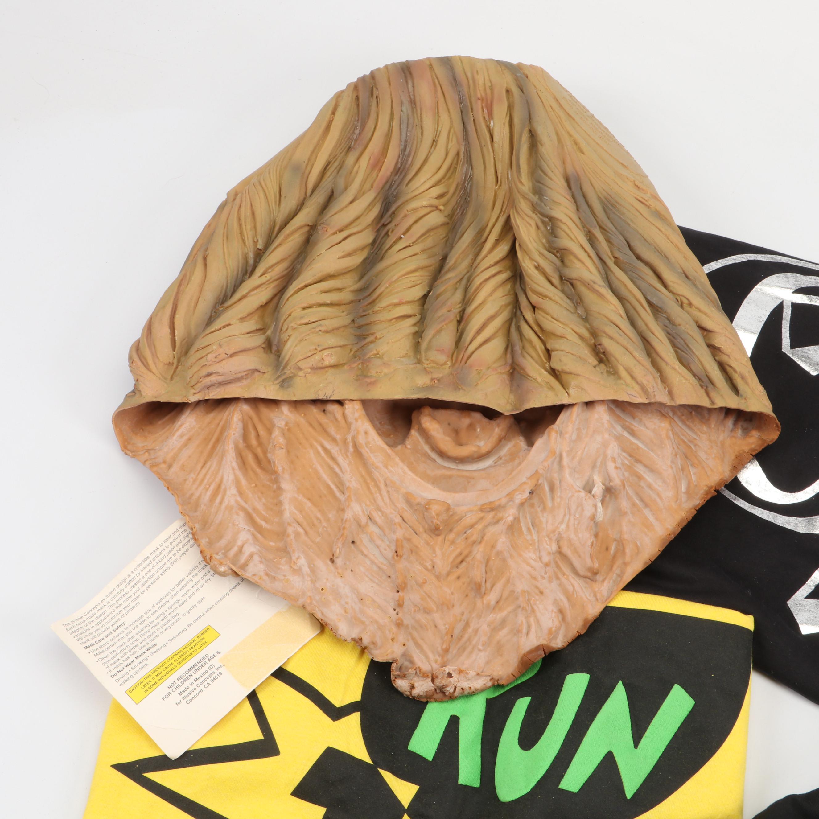 Cowardly Lion Mask and "The Wizard of Oz" T-Shirts, 1995