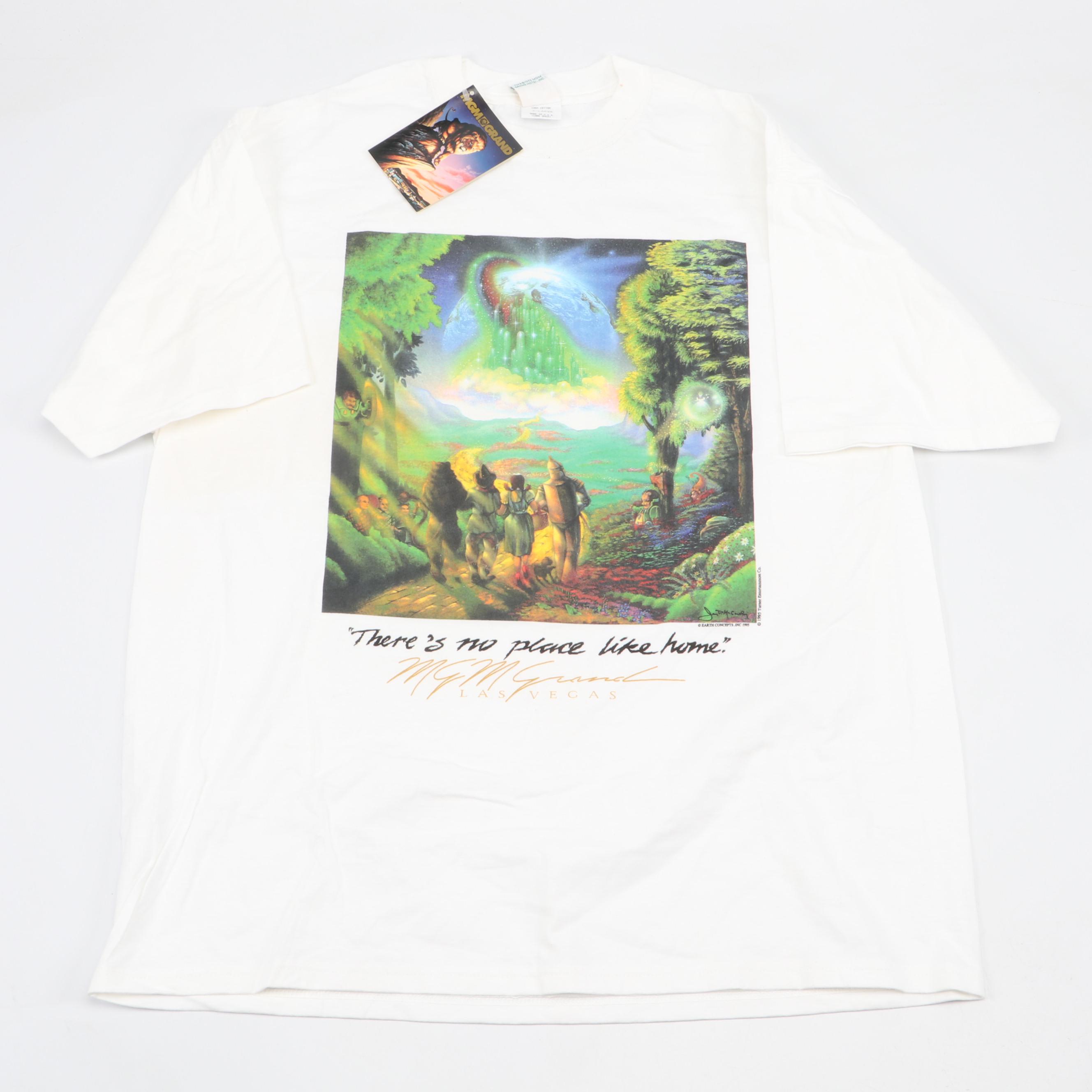 Cowardly Lion Mask and "The Wizard of Oz" T-Shirts, 1995