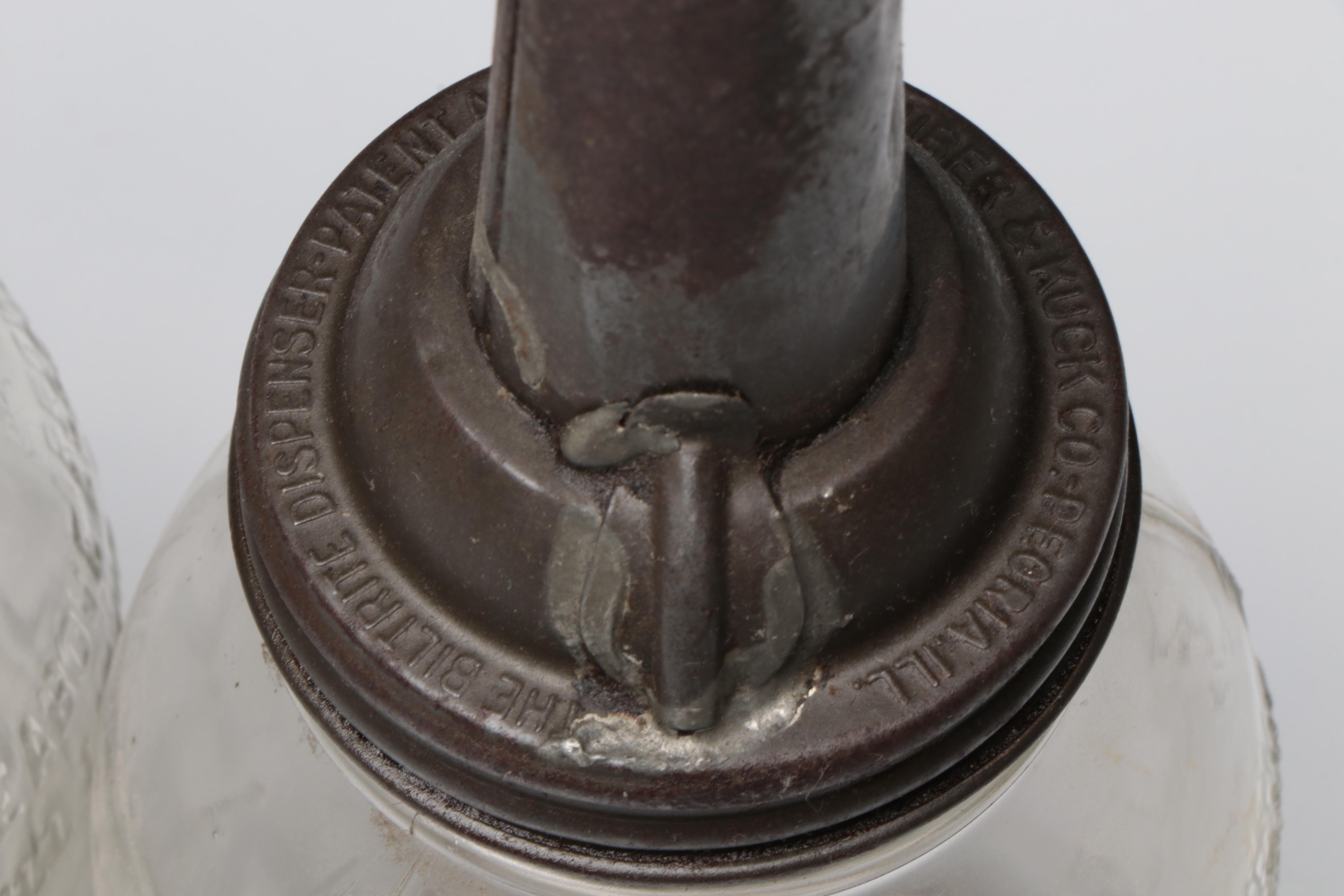 Master, Rapid Oiler, Mobiloil and Other Glass Motor Oil Bottles