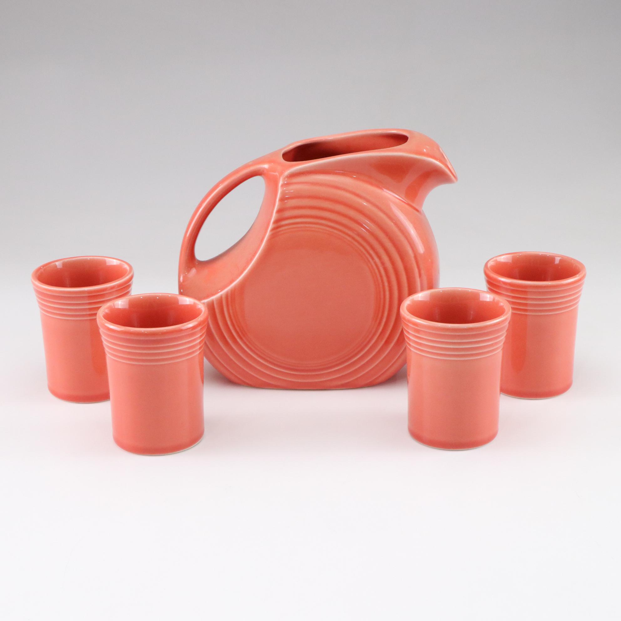 Fiestaware  60th Anniversary Pitcher & Tumblers and More Dishware