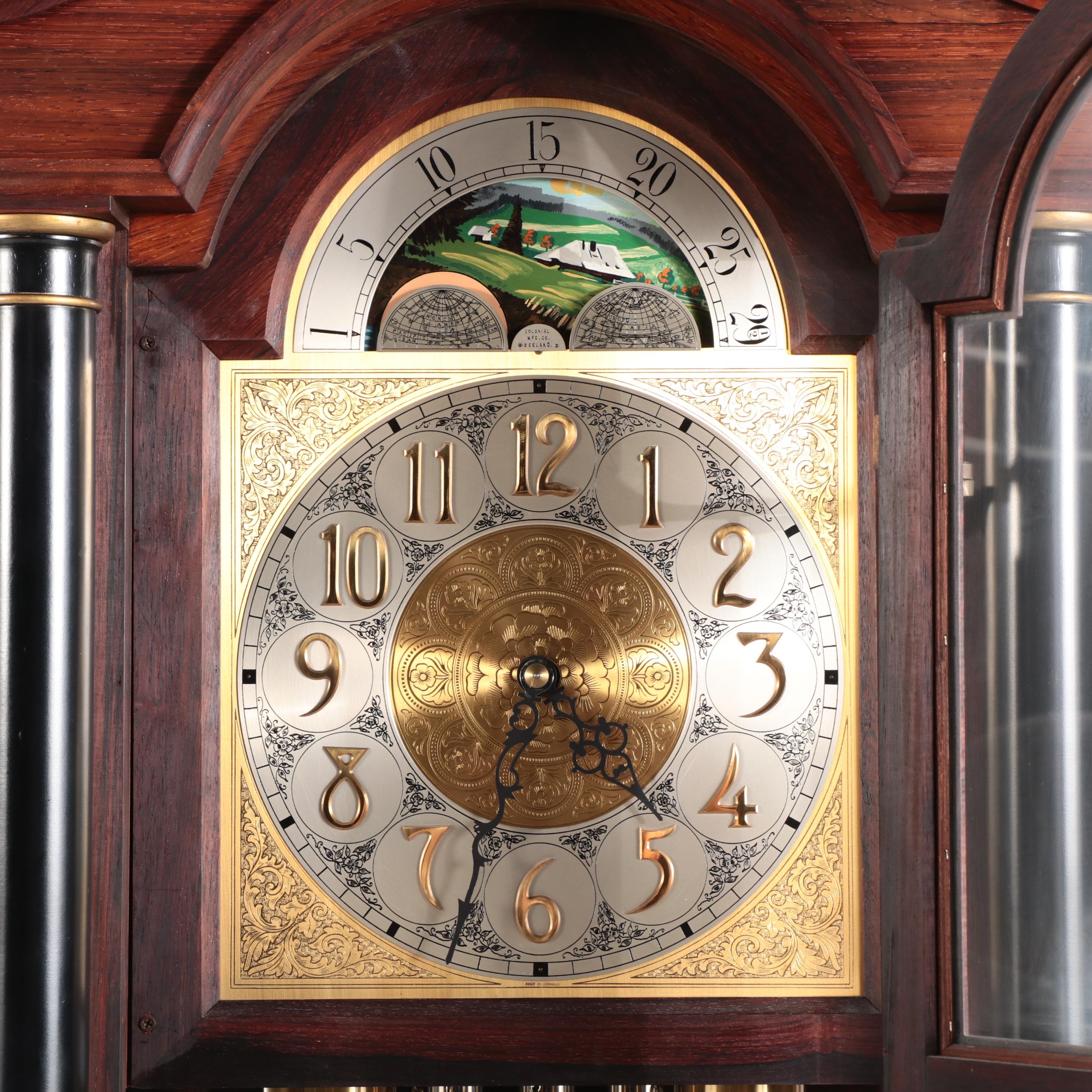 Colonial Mfg. Co. Grandfather Clock, 1960s