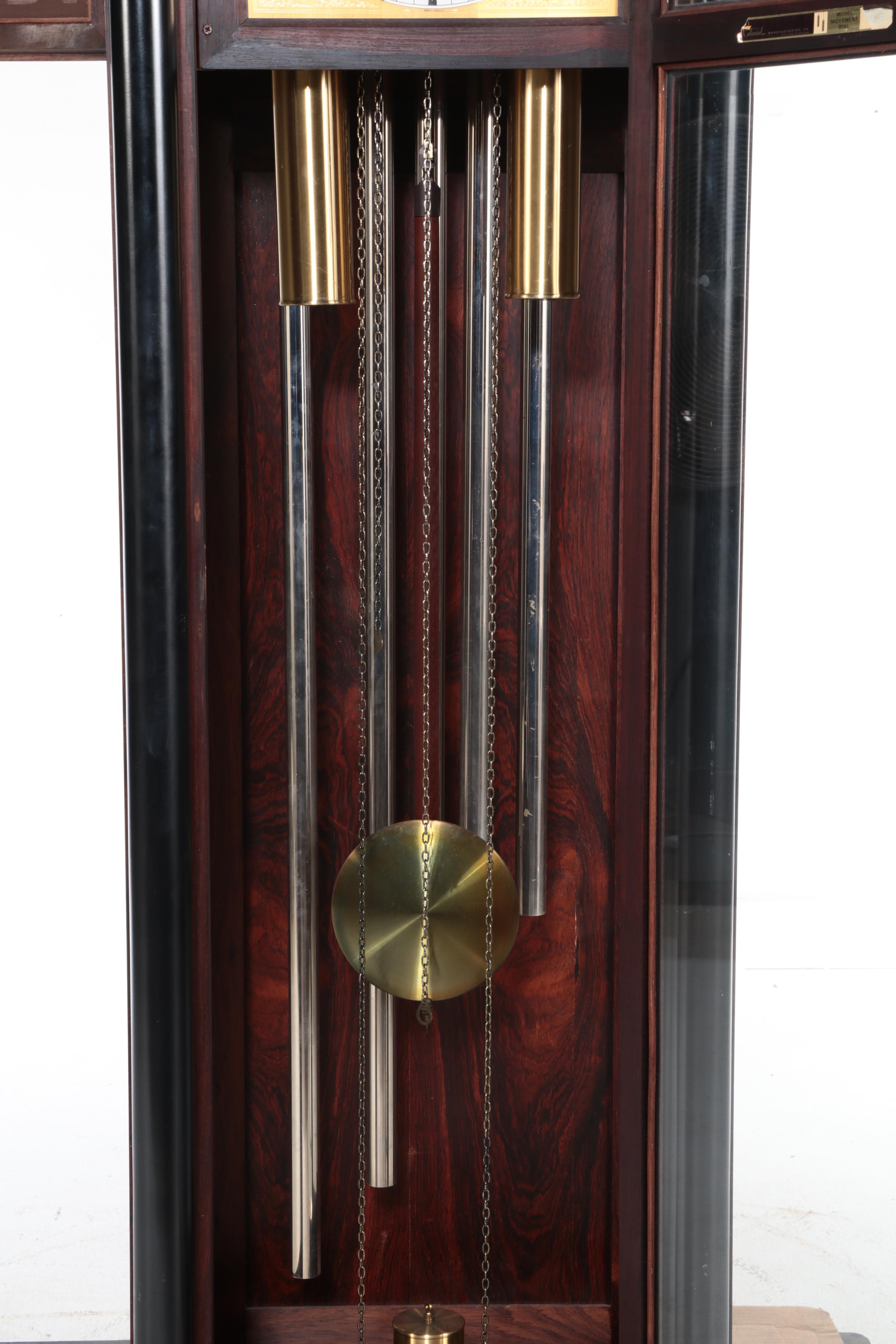 Colonial Mfg. Co. Grandfather Clock, 1960s