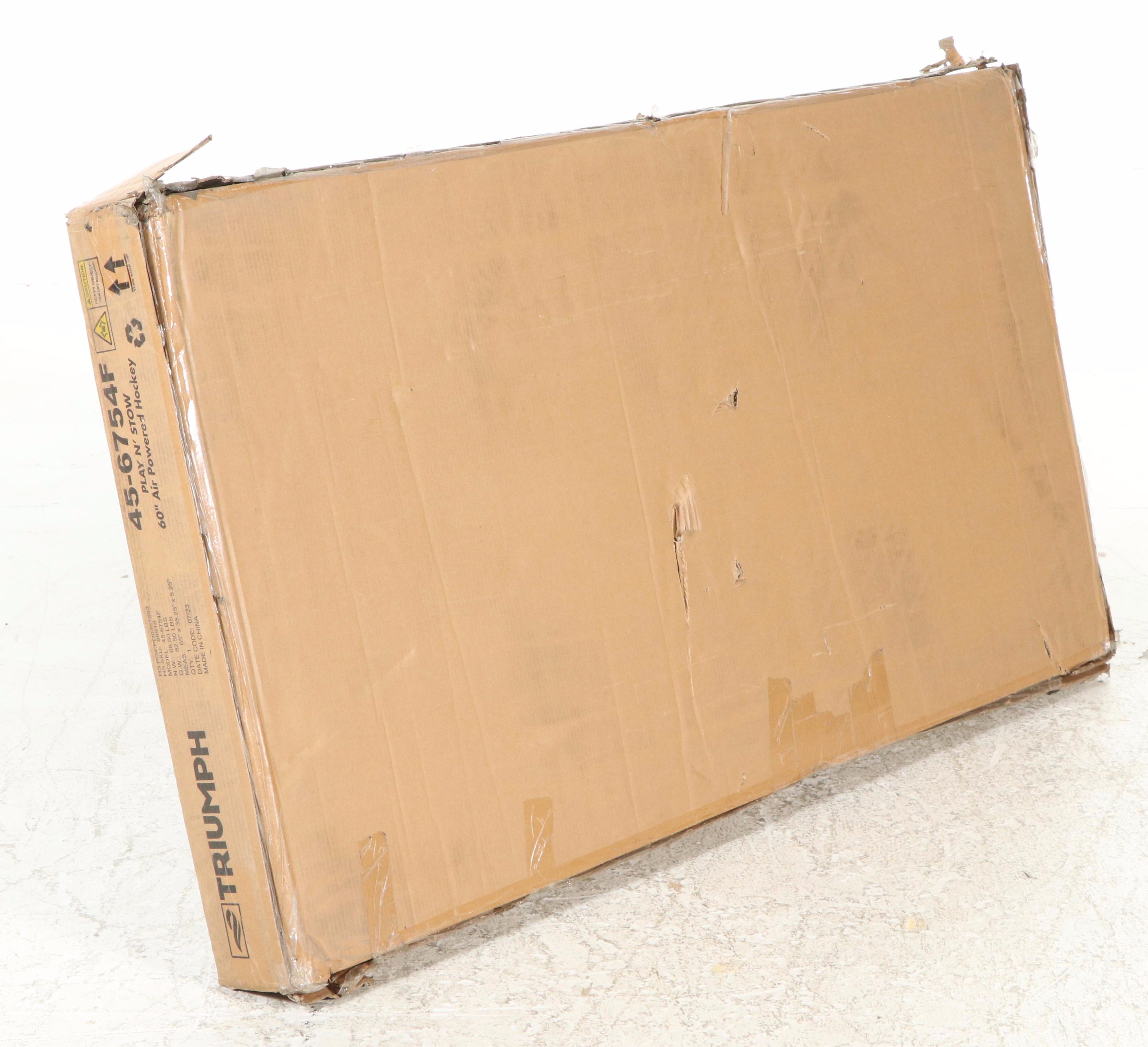 Triumph Play N' Stow Air Hockey Table with Pucks and Pushers, Contemporary