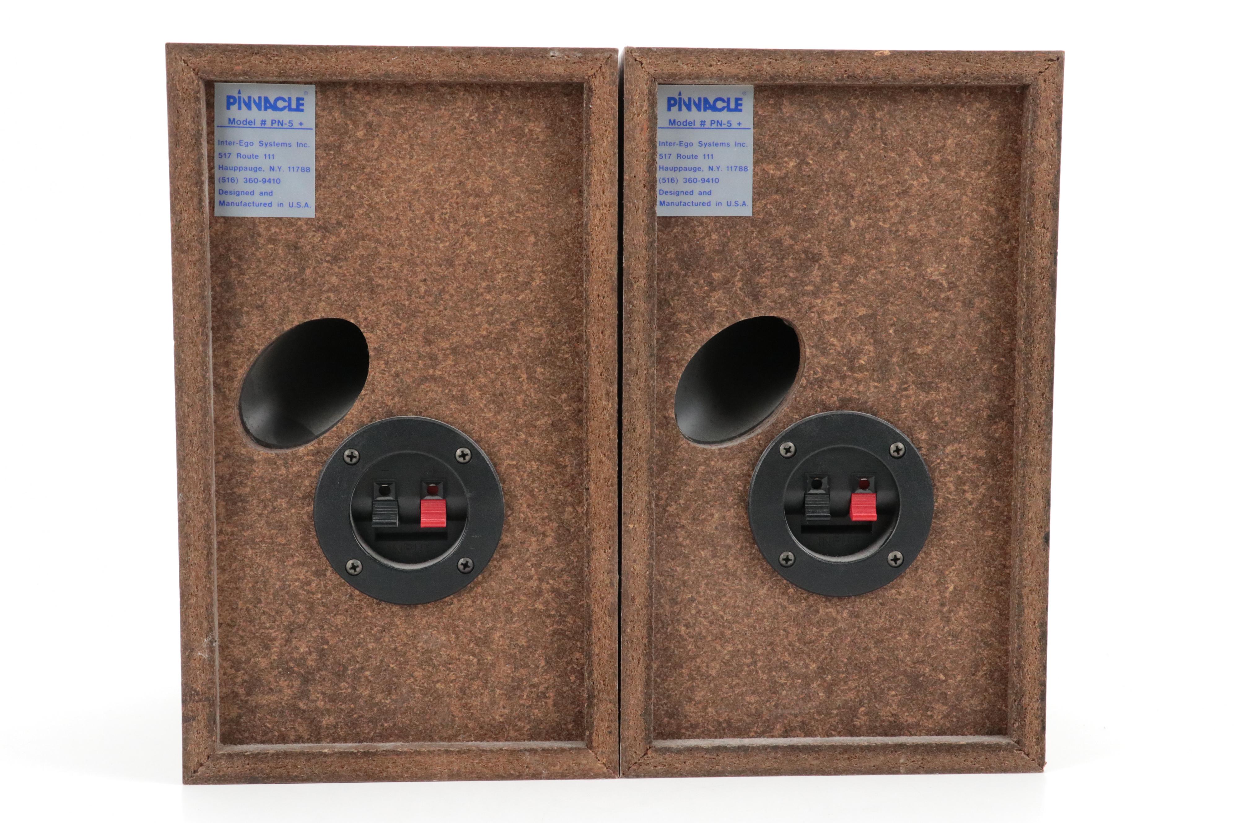 Pioneer Model SX-550 Stereo Receiver and Pinnacle PN-5+ Speakers, 1976–1978