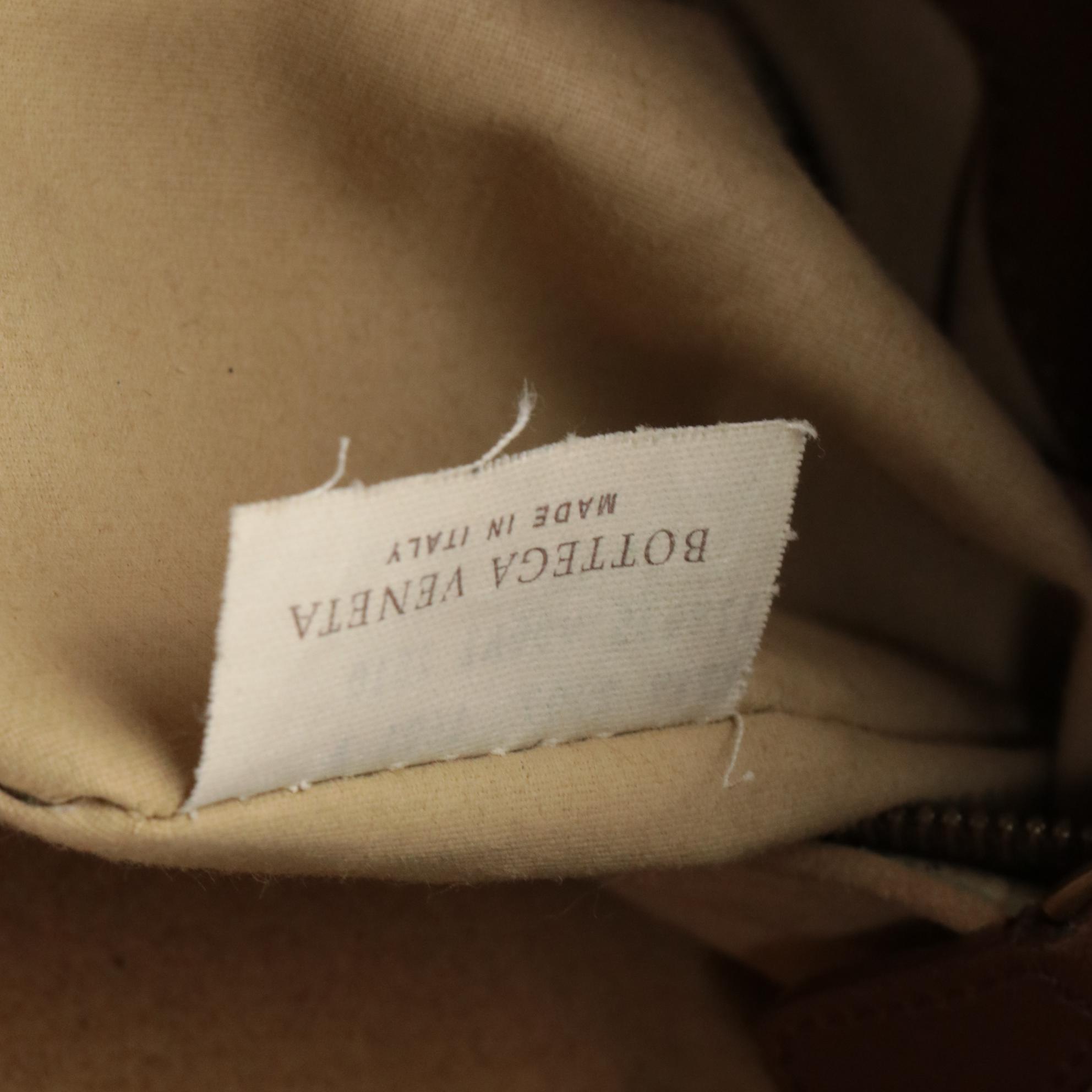 Bottega Veneta Brown Intrecciato Leather Shoulder Bag