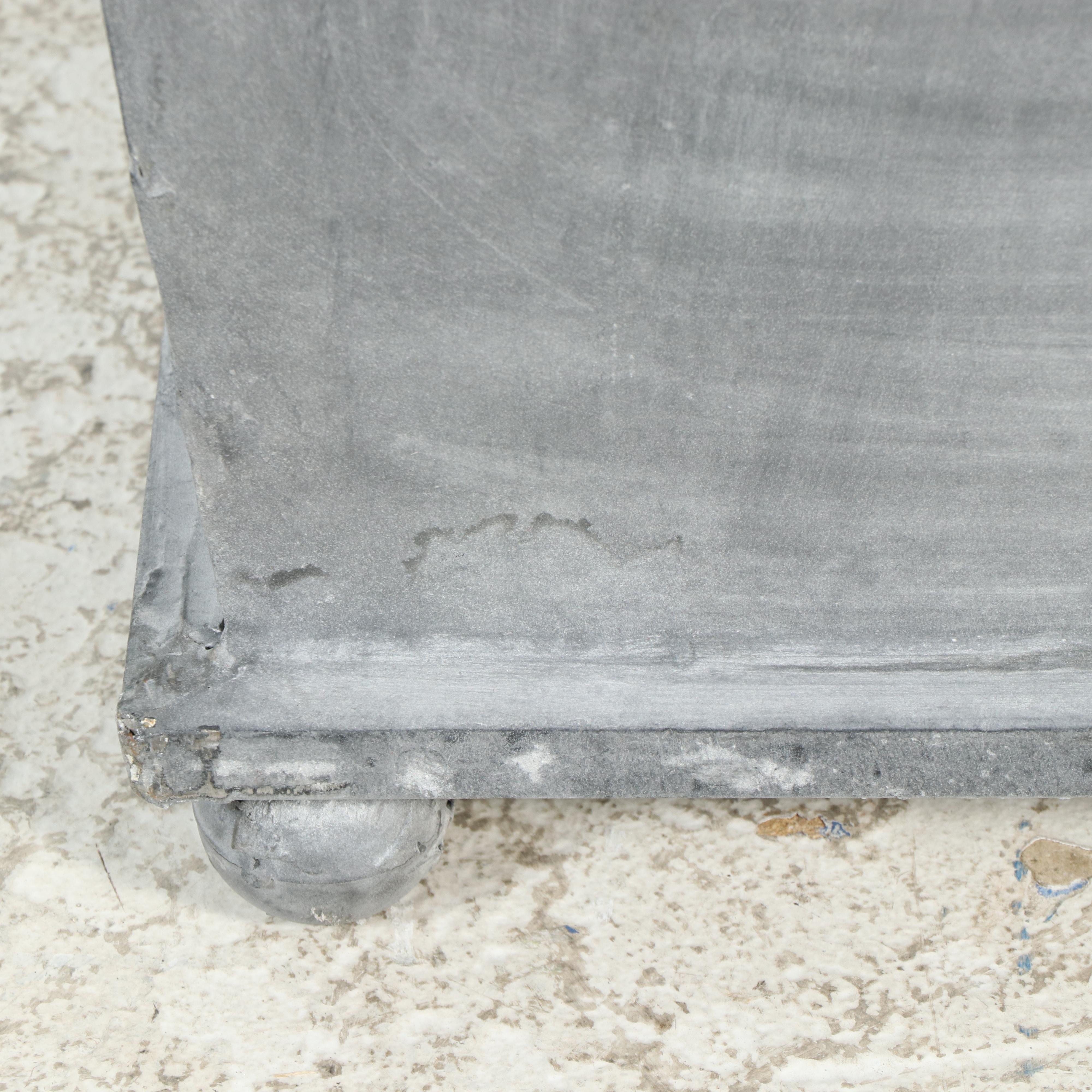 Square Galvanized Metal Garden Planter, Contemporary