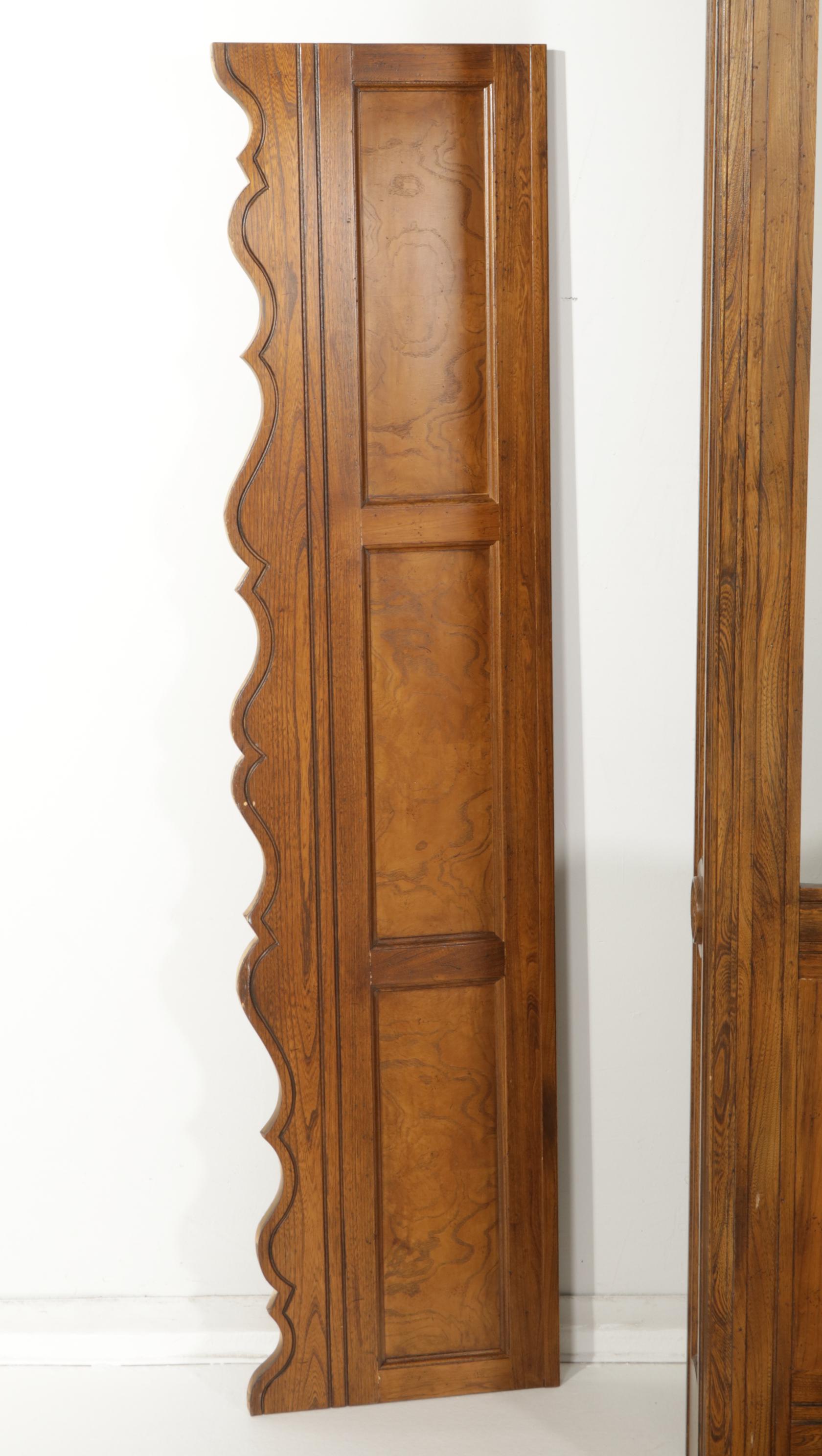 Baker Furniture Walnut and Burl Queen Size Canopy Bed Frame