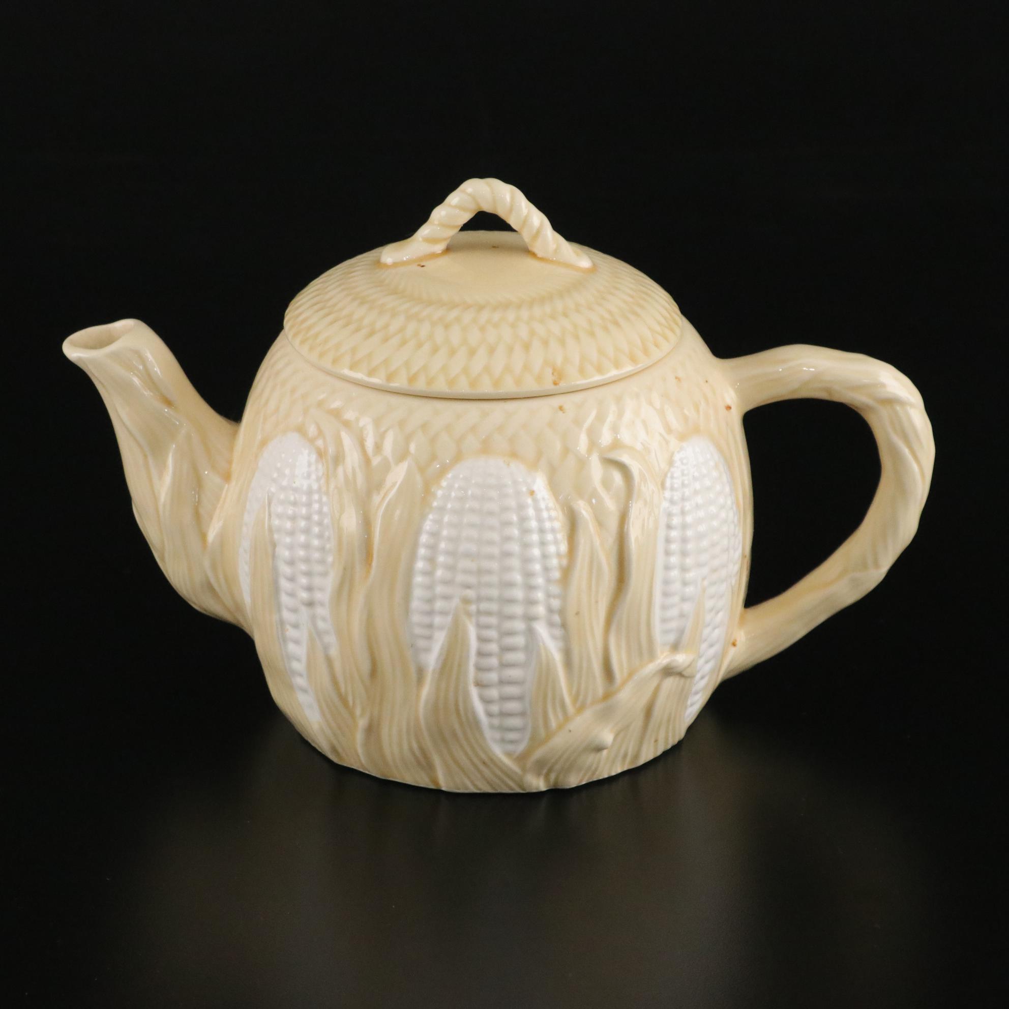 Shafford "Lattice" Teapot & Dishes with Spode and Other Dishware