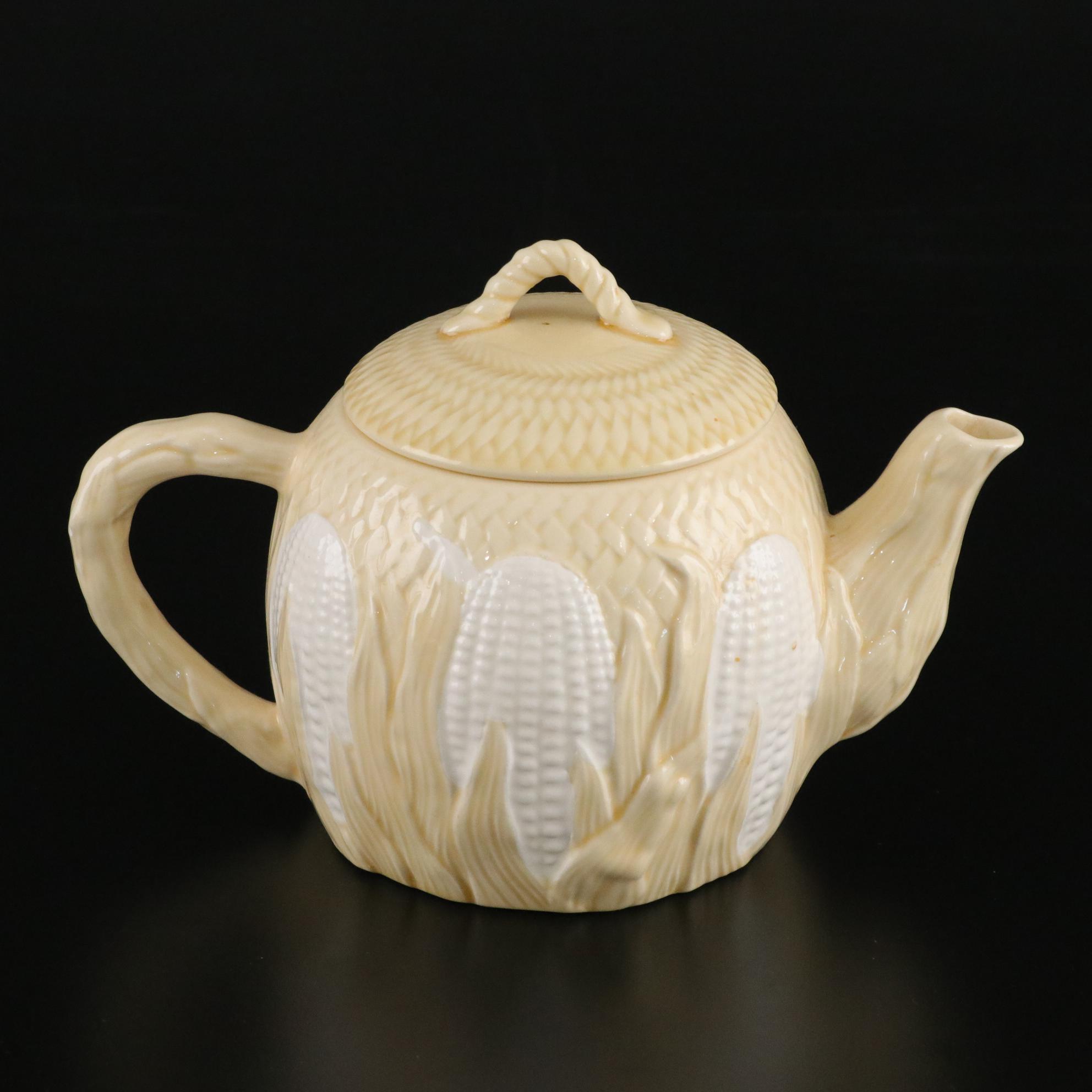 Shafford "Lattice" Teapot & Dishes with Spode and Other Dishware