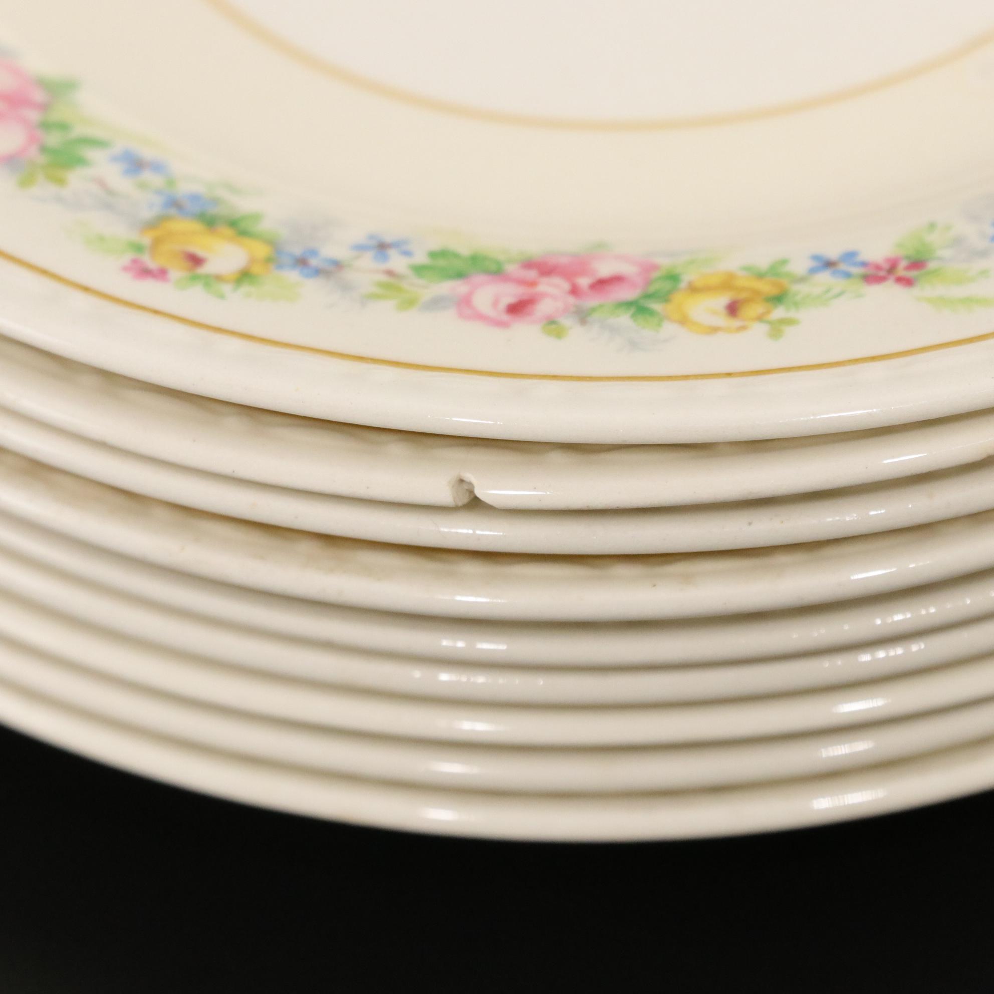 Shafford "Lattice" Teapot & Dishes with Spode and Other Dishware