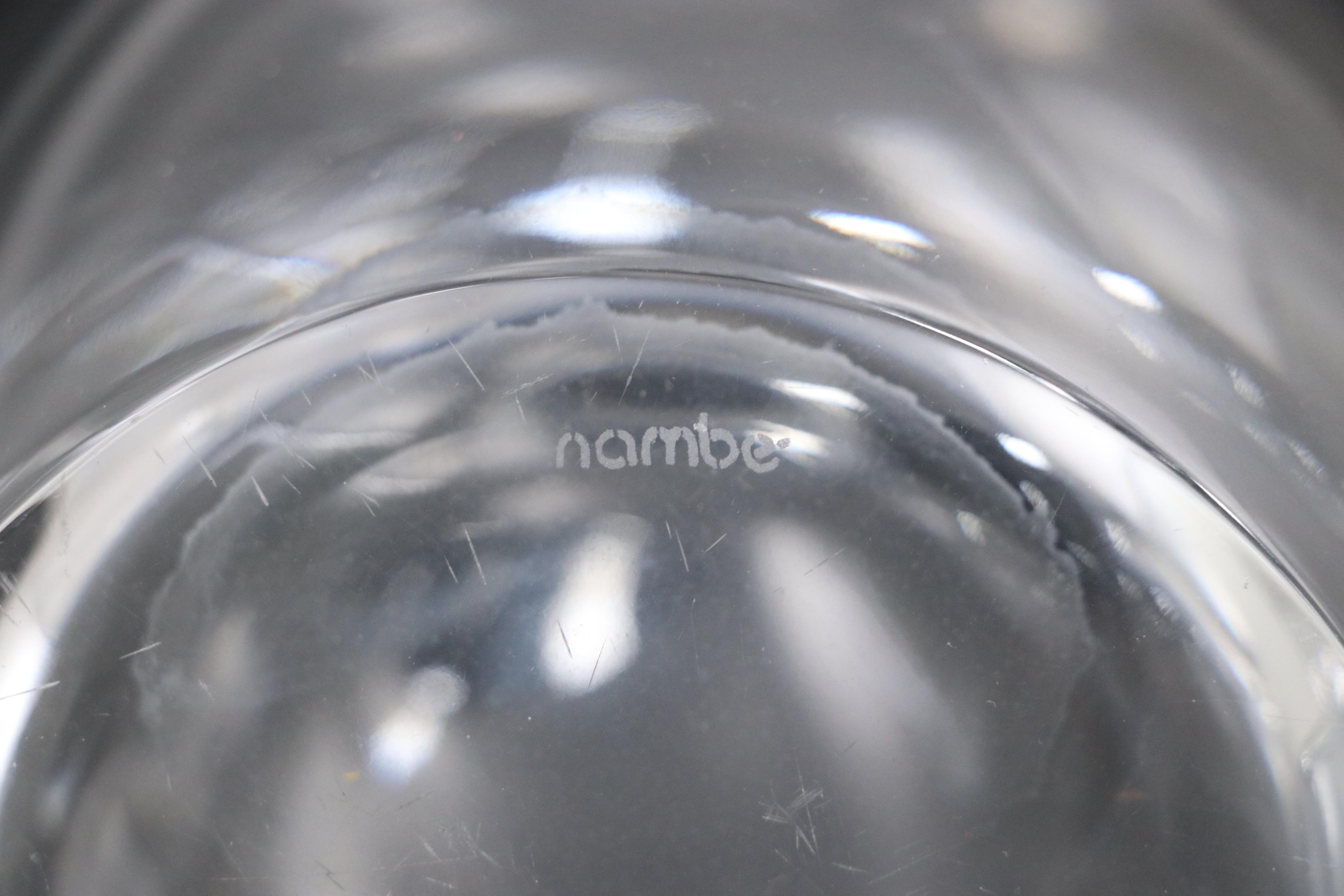 Nambe "Tilt" Glass Decanter and Lowball Glasses with More Table Accessories