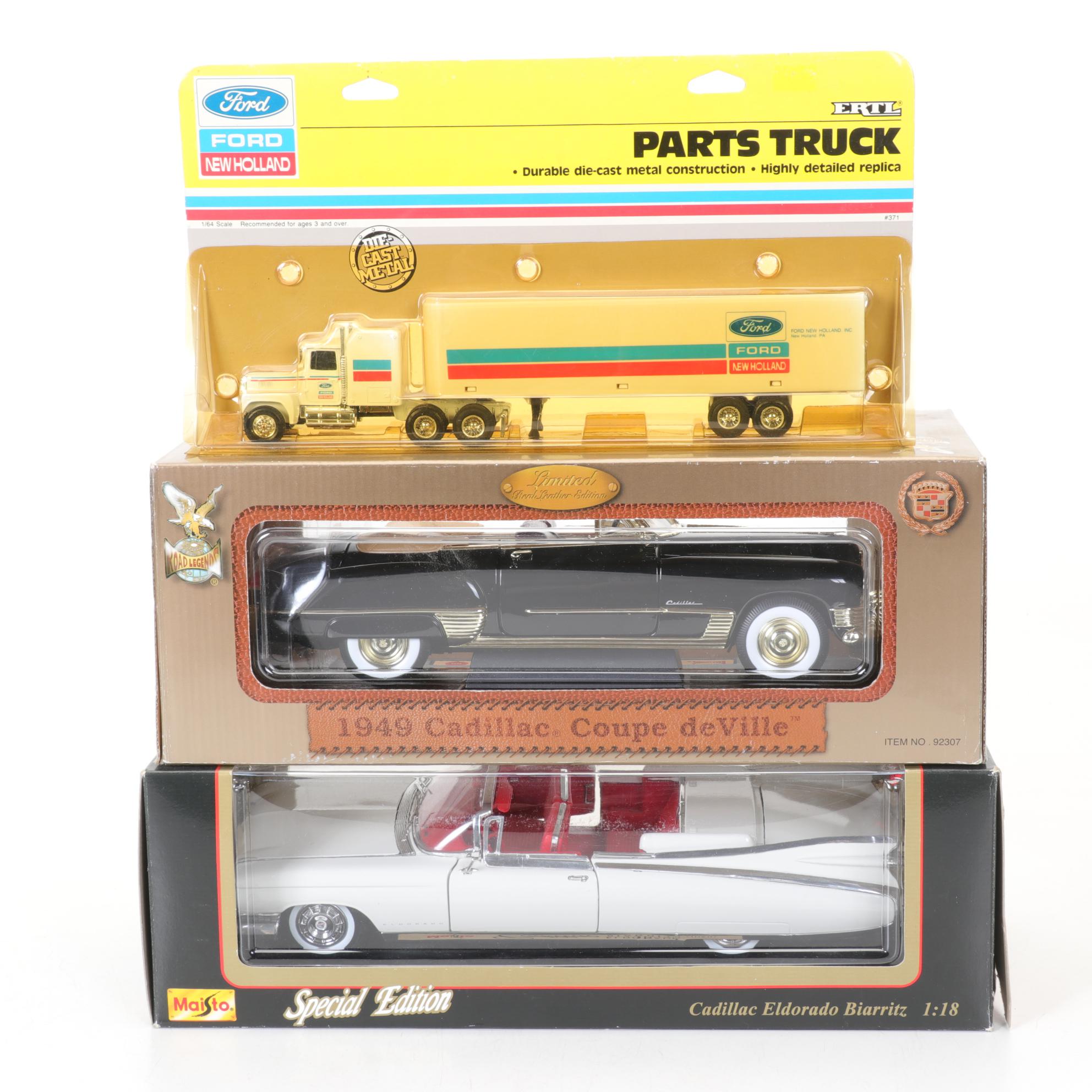 Cadillac Eldorado Biarritz and Other Diecast Model Cars