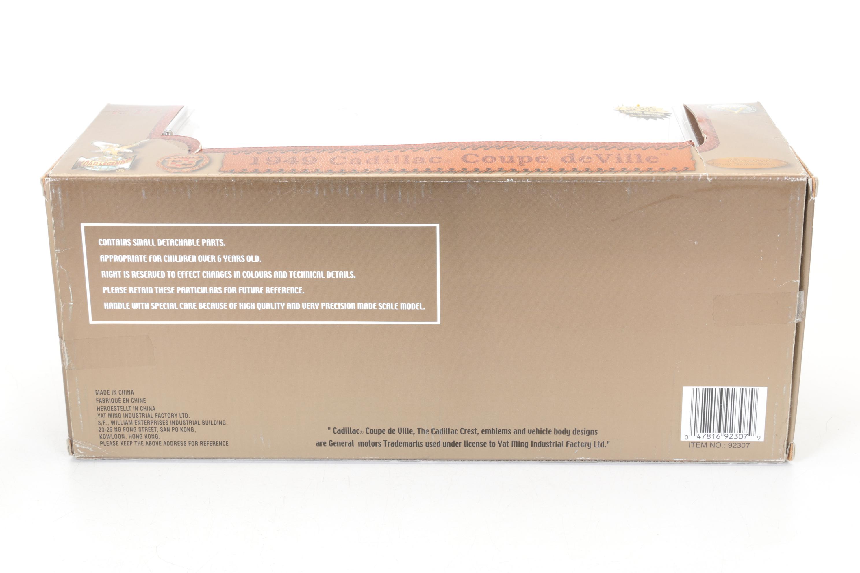 Cadillac Eldorado Biarritz and Other Diecast Model Cars