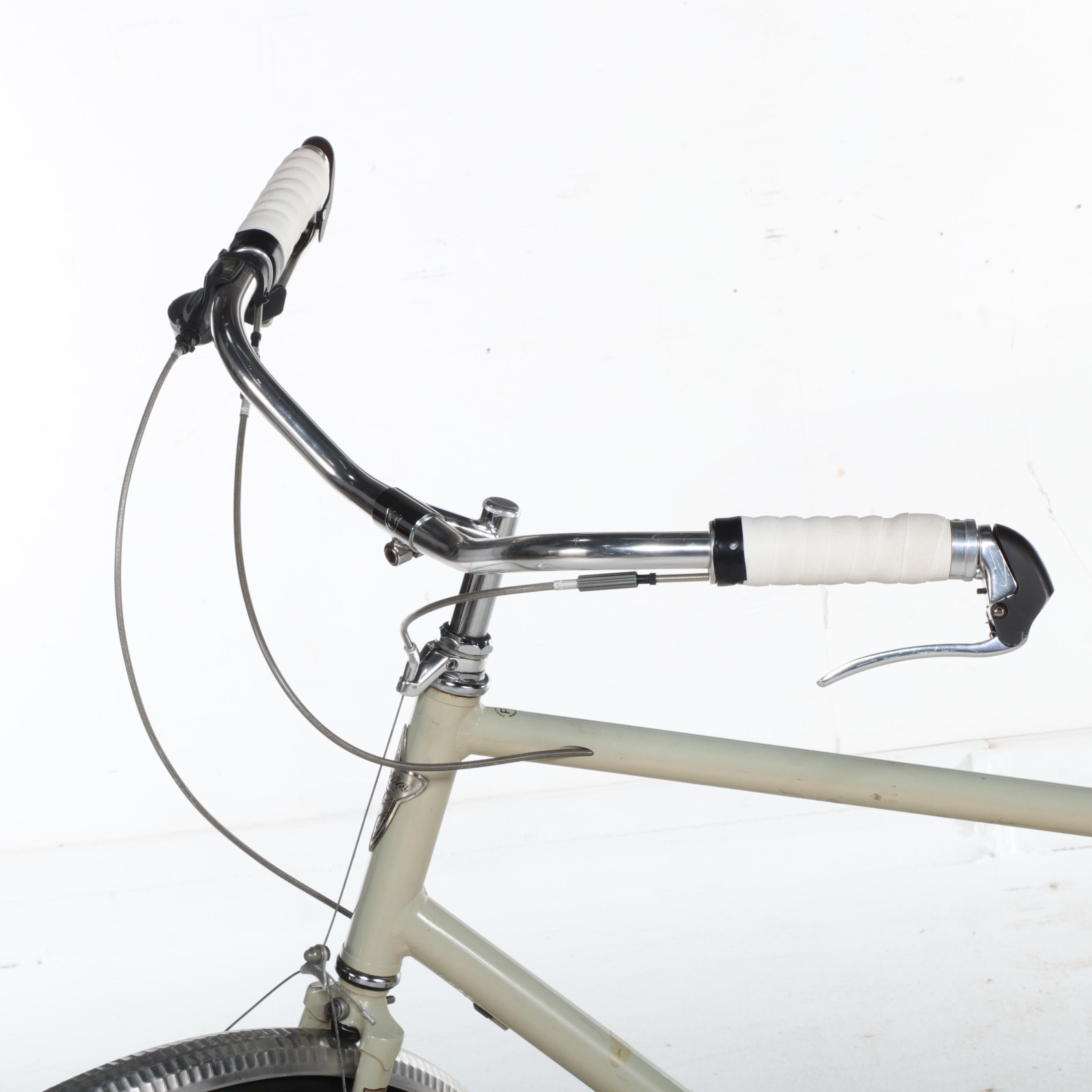 Electra Ticino 8D Cruiser Bicycle in Cream with Fenders, Custom Tires, Vintage