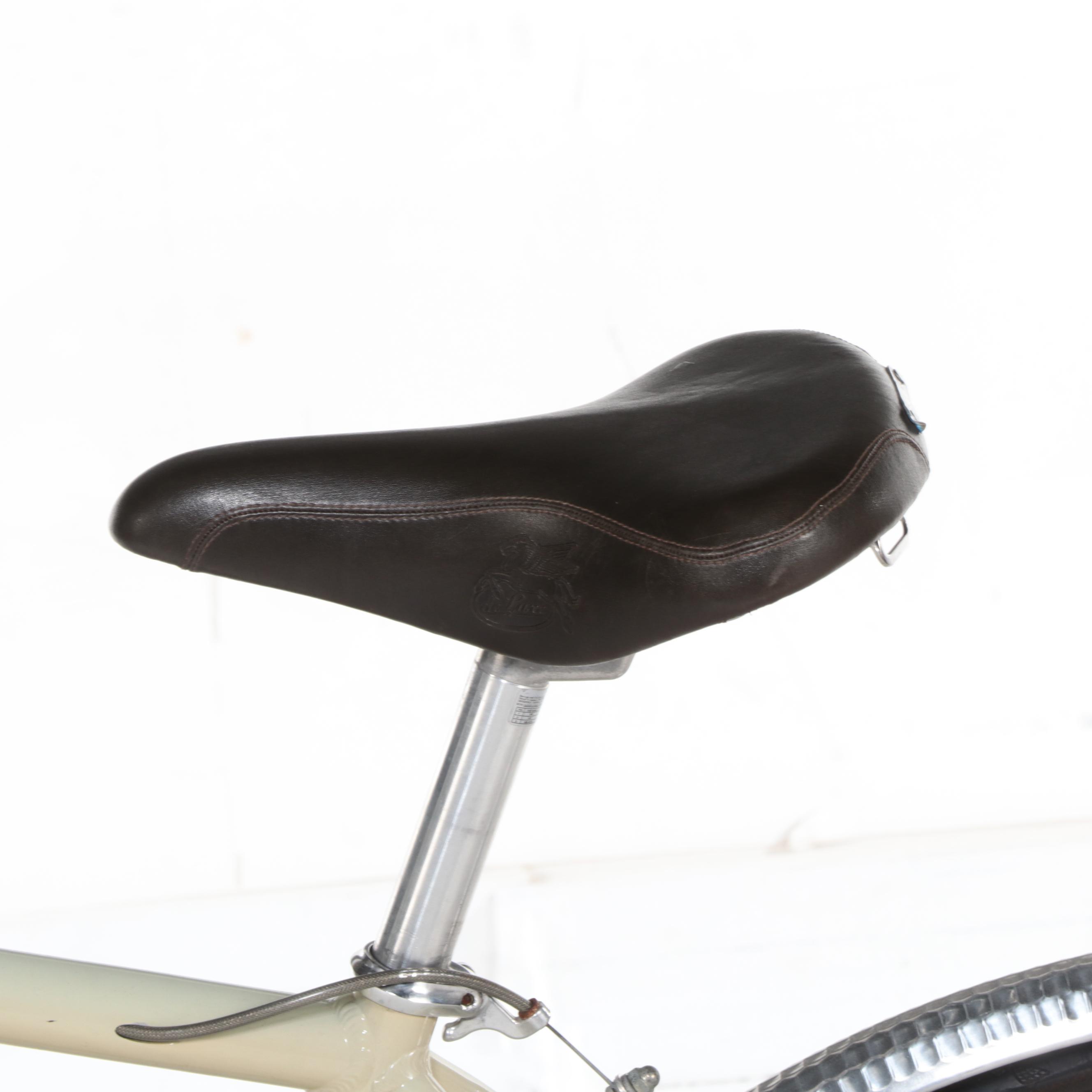 Electra Ticino 8D Cruiser Bicycle in Cream with Fenders, Custom Tires, Vintage